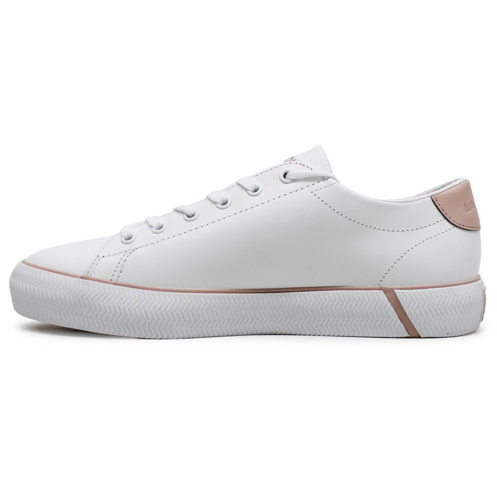 Lacoste Gripshot BL Leather Synthetic Womens Sneakers#color_white light pink