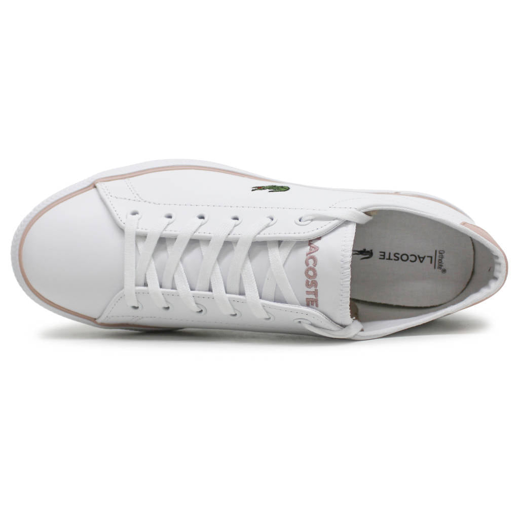 Lacoste Gripshot BL Leather Synthetic Womens Sneakers#color_white light pink