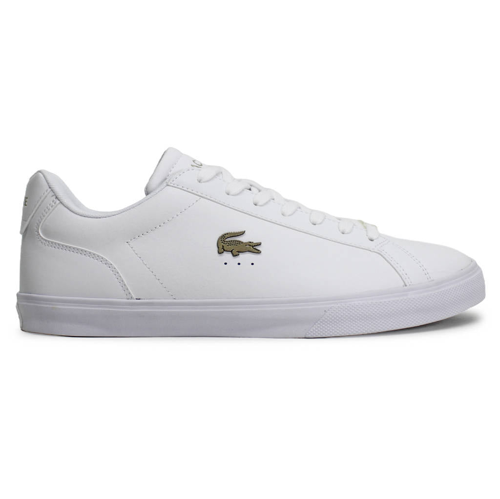 Lacoste Lerond Pro Leather Synthetic Mens Sneakers#color_white white