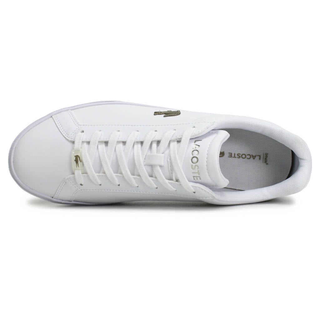 Lacoste Lerond Pro Leather Synthetic Mens Sneakers#color_white white
