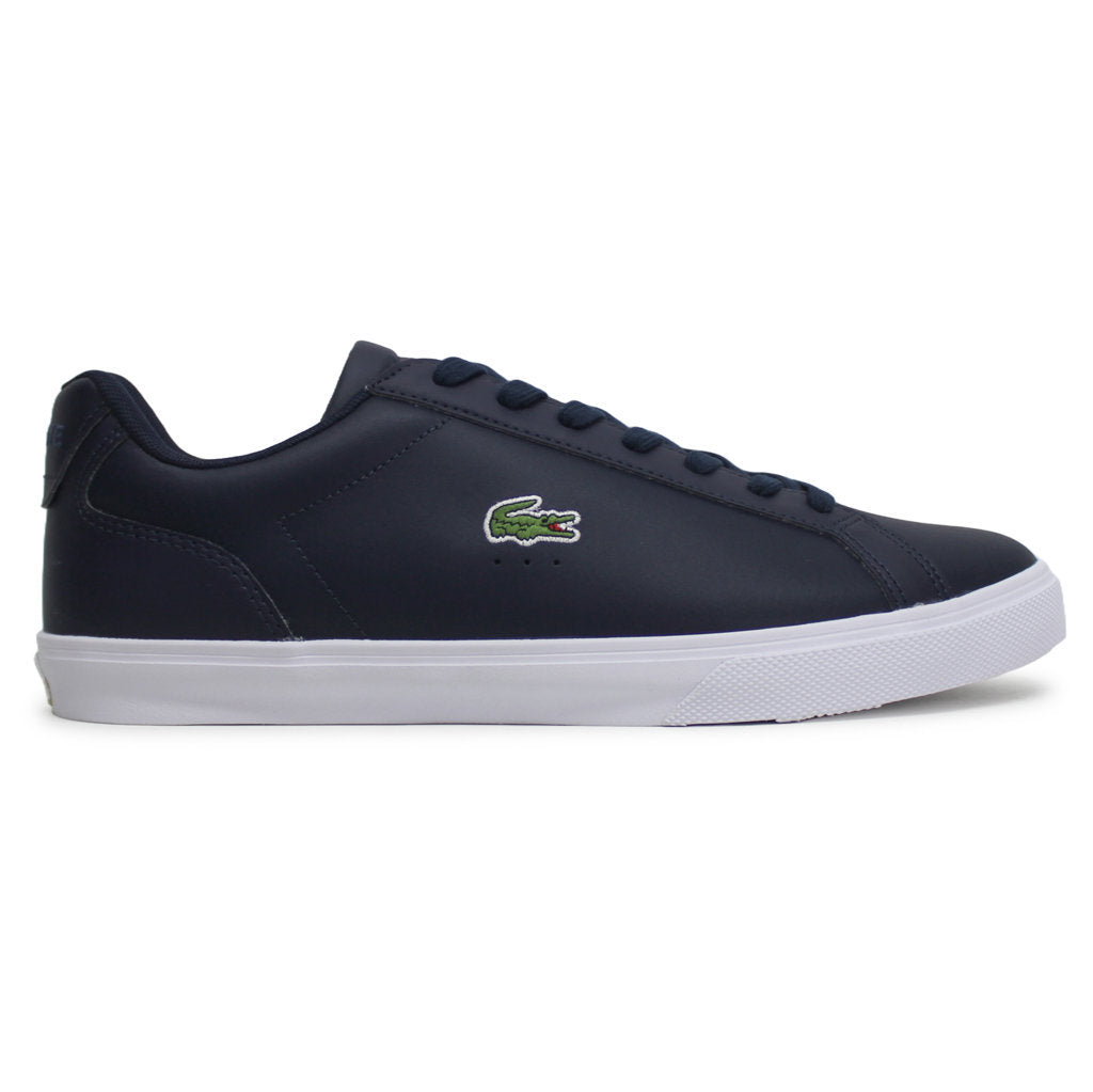 Lacoste Lerond Pro BL Leather Synthetic Mens Sneakers#color_navy white