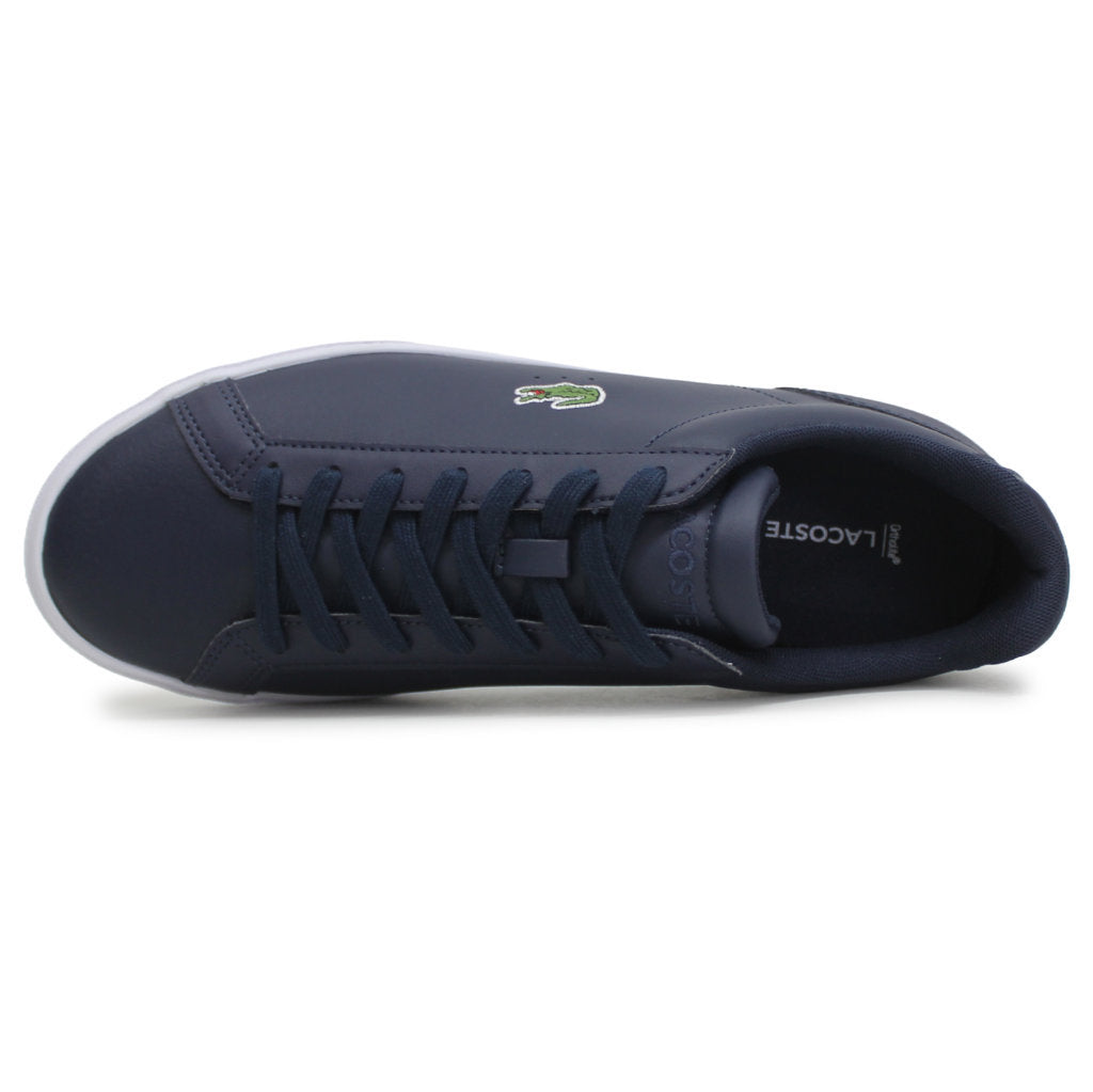 Lacoste Lerond Pro BL Leather Synthetic Mens Sneakers#color_navy white