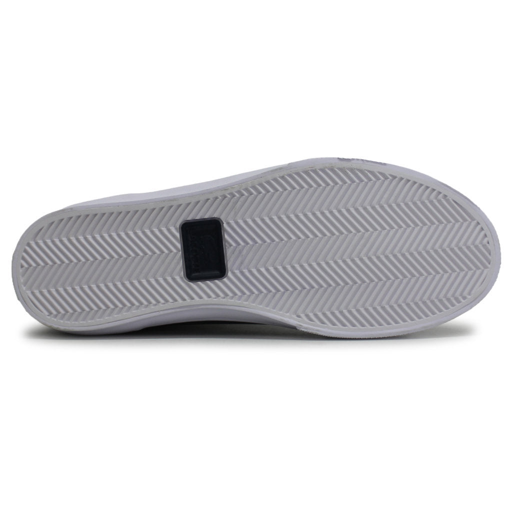 Lacoste Lerond Pro BL Leather Synthetic Mens Sneakers#color_navy white