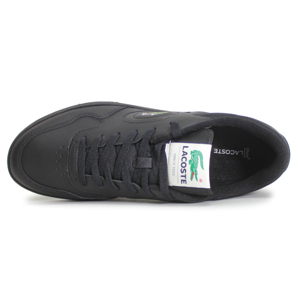 Lacoste Lineset Leather Mens Sneakers#color_black black