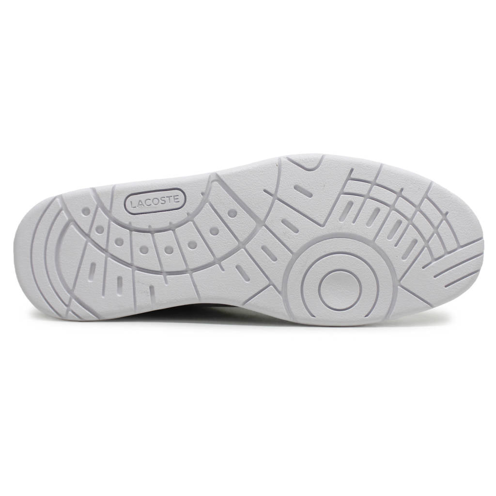 Lacoste T Clip Leather Synthetic Mens Sneakers#color_white white