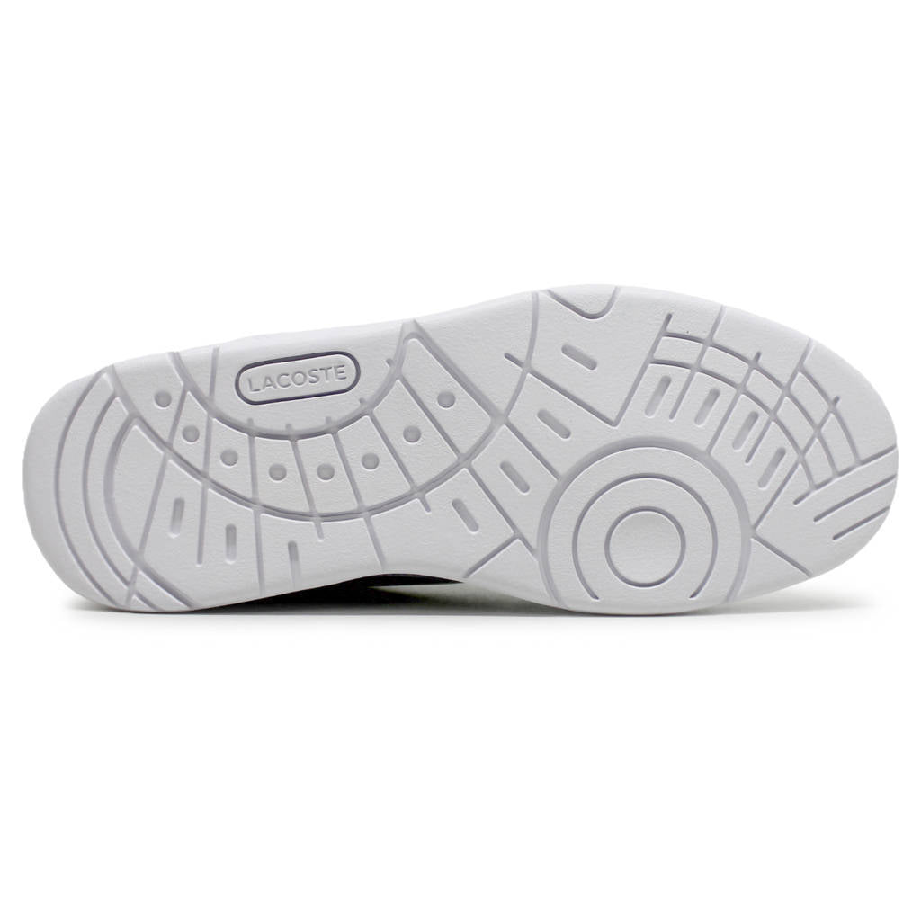 Lacoste T Clip Leather Synthetic Womens Sneakers#color_white white