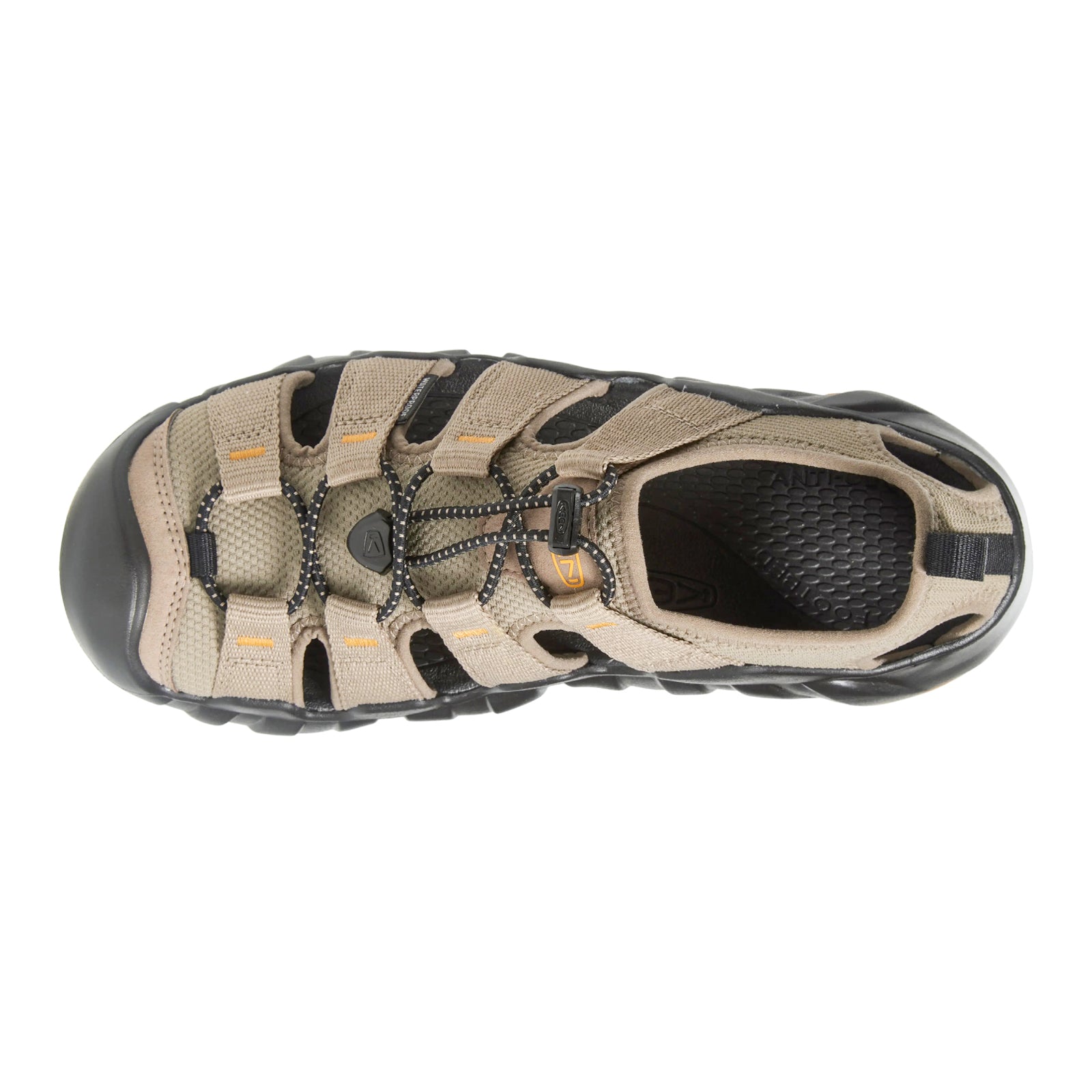 Keen Hyperport H2 Synthetic Textile Mens Sandals#color_brindle black