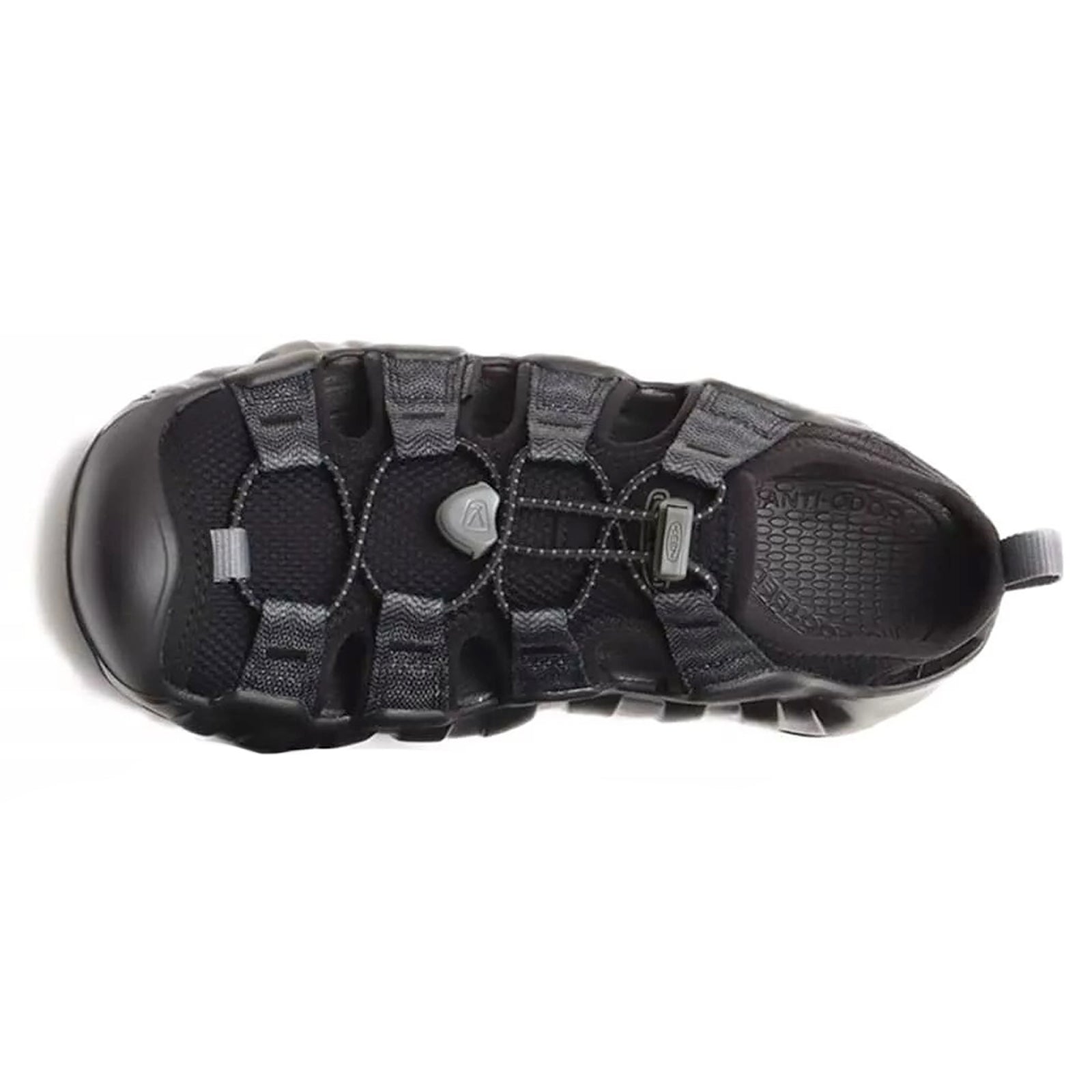 Keen Hyperport H2 Synthetic Textile Mens Sandals#color_black steel grey