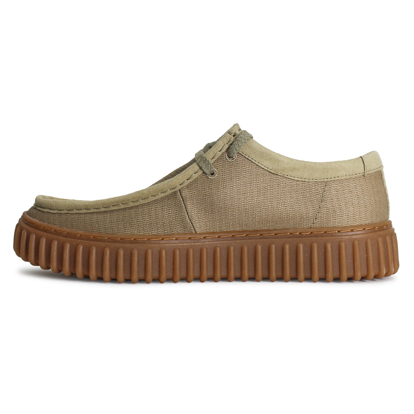 Clarks Torhill Lo Textile Mens Shoes#color_oakwood combi