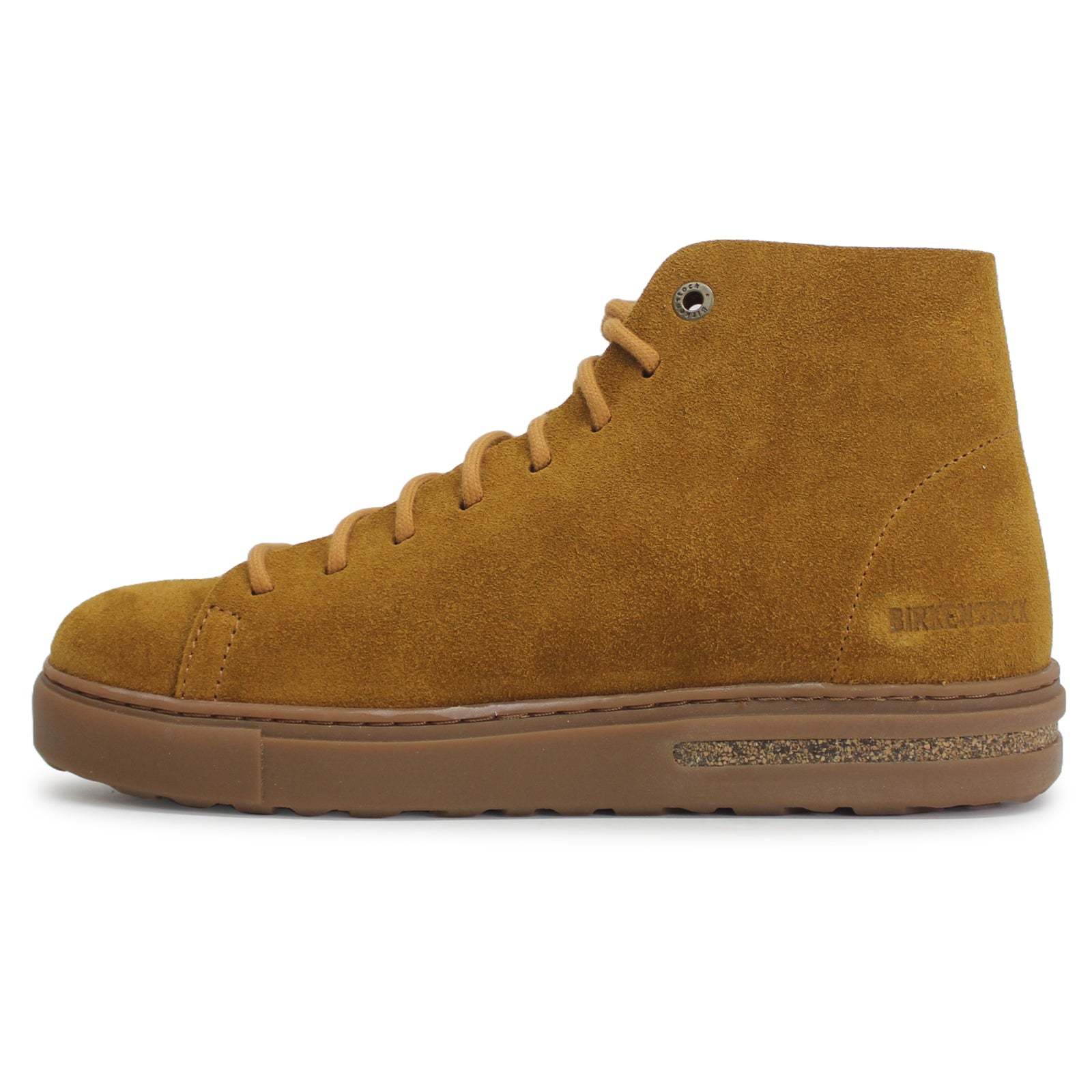 Birkenstock Bend Mid Decon Nubuck Leather Unisex Trainers#color_mink