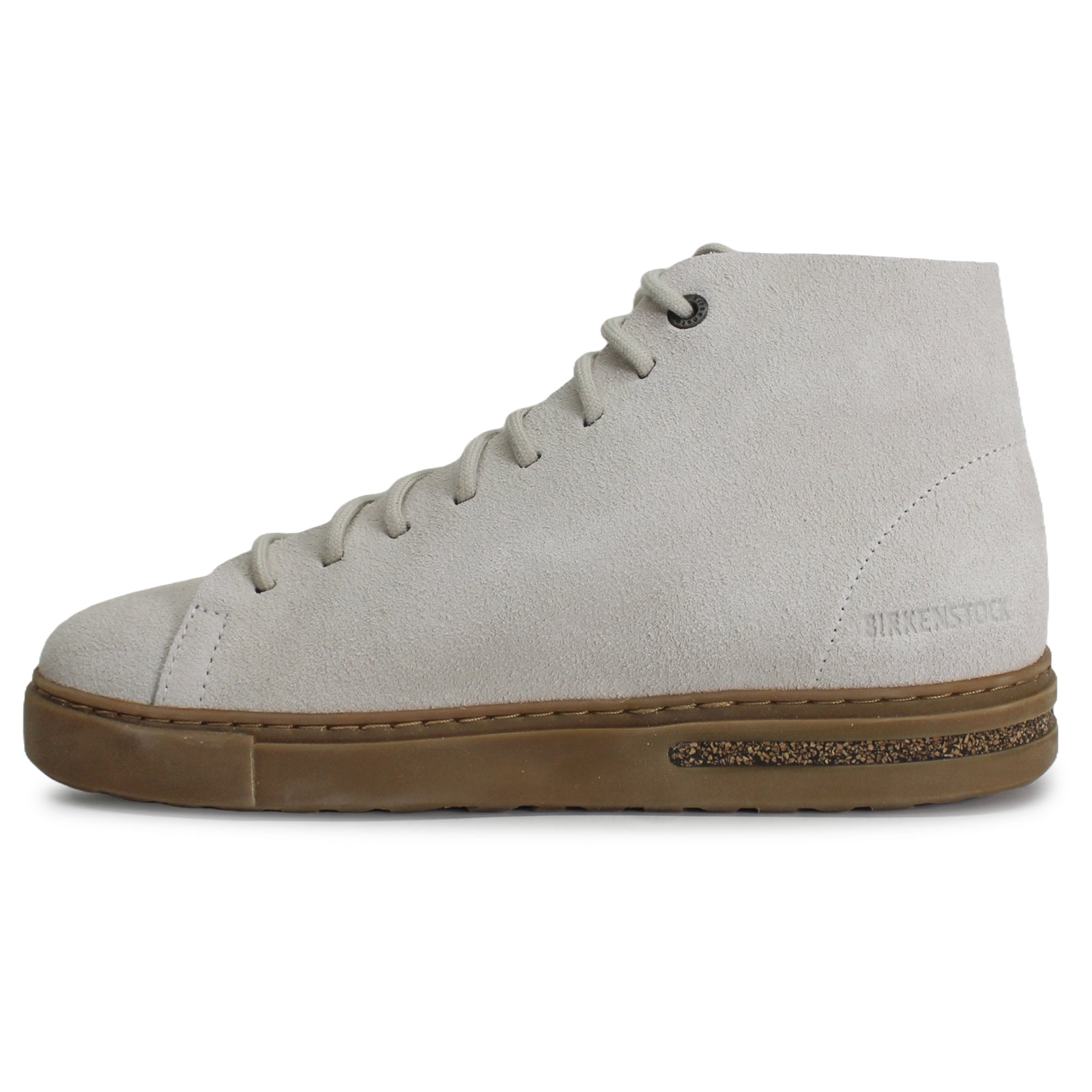 Birkenstock Bend Mid Decon 1027518 Nubuck Leather Unisex Trainers - Antique White - 38#color_antique white