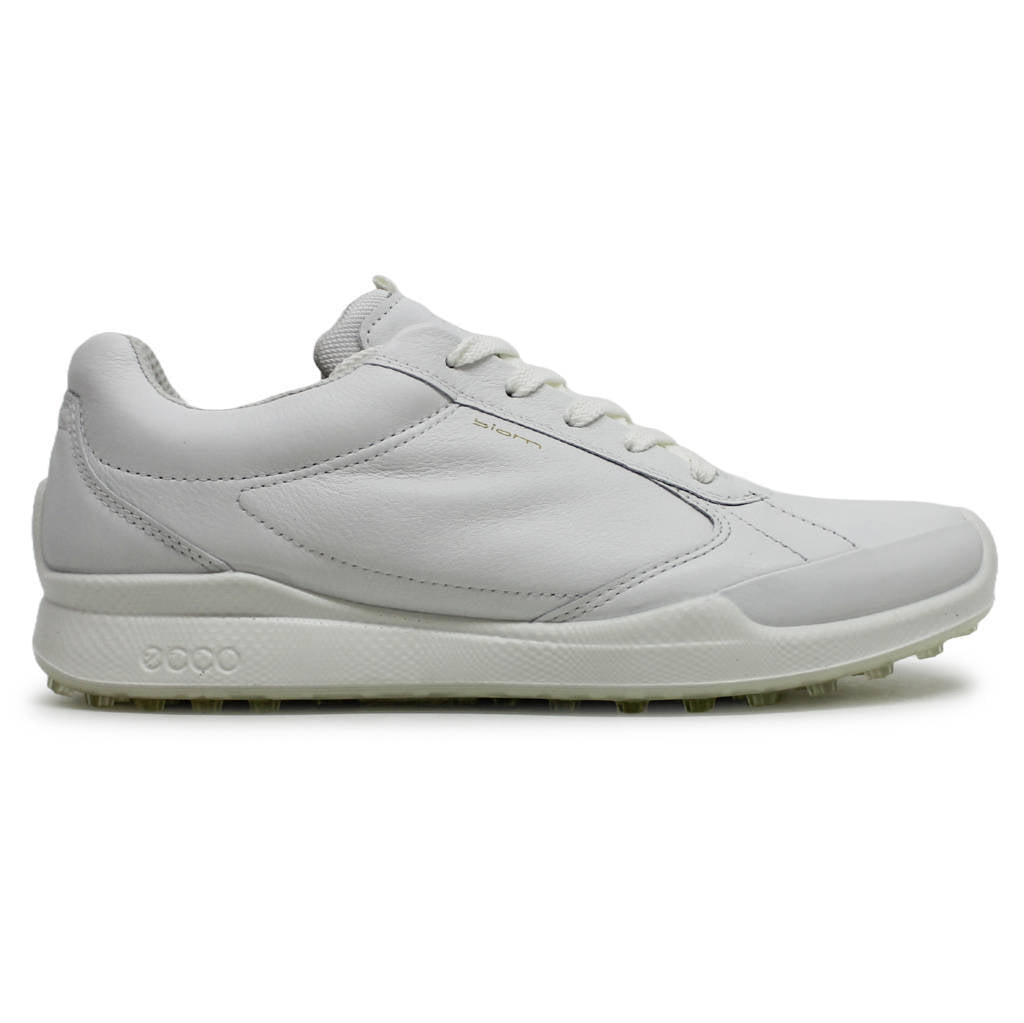 Ecco Golf Biom Hybrid Leather Womens Sneakers#color_white