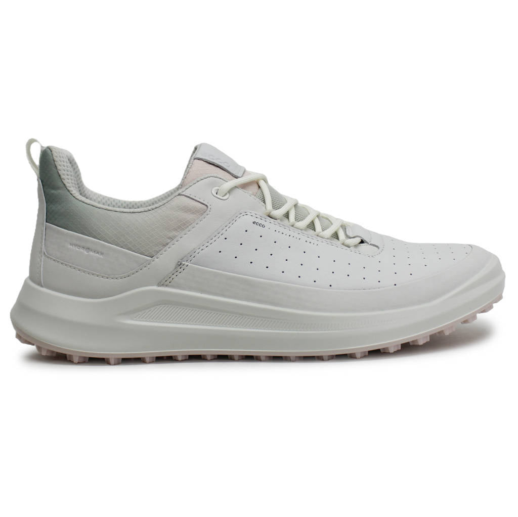 Ecco Golf Core Leather Womens Sneakers#color_white white ice flower delicacy