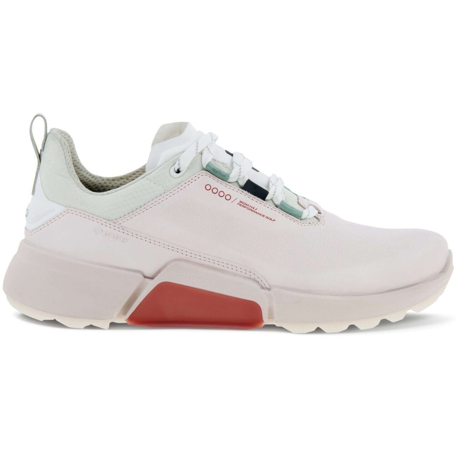 Ecco Golf Biom H4 108603 Leather Womens Trainers#color_delicacy shadow white