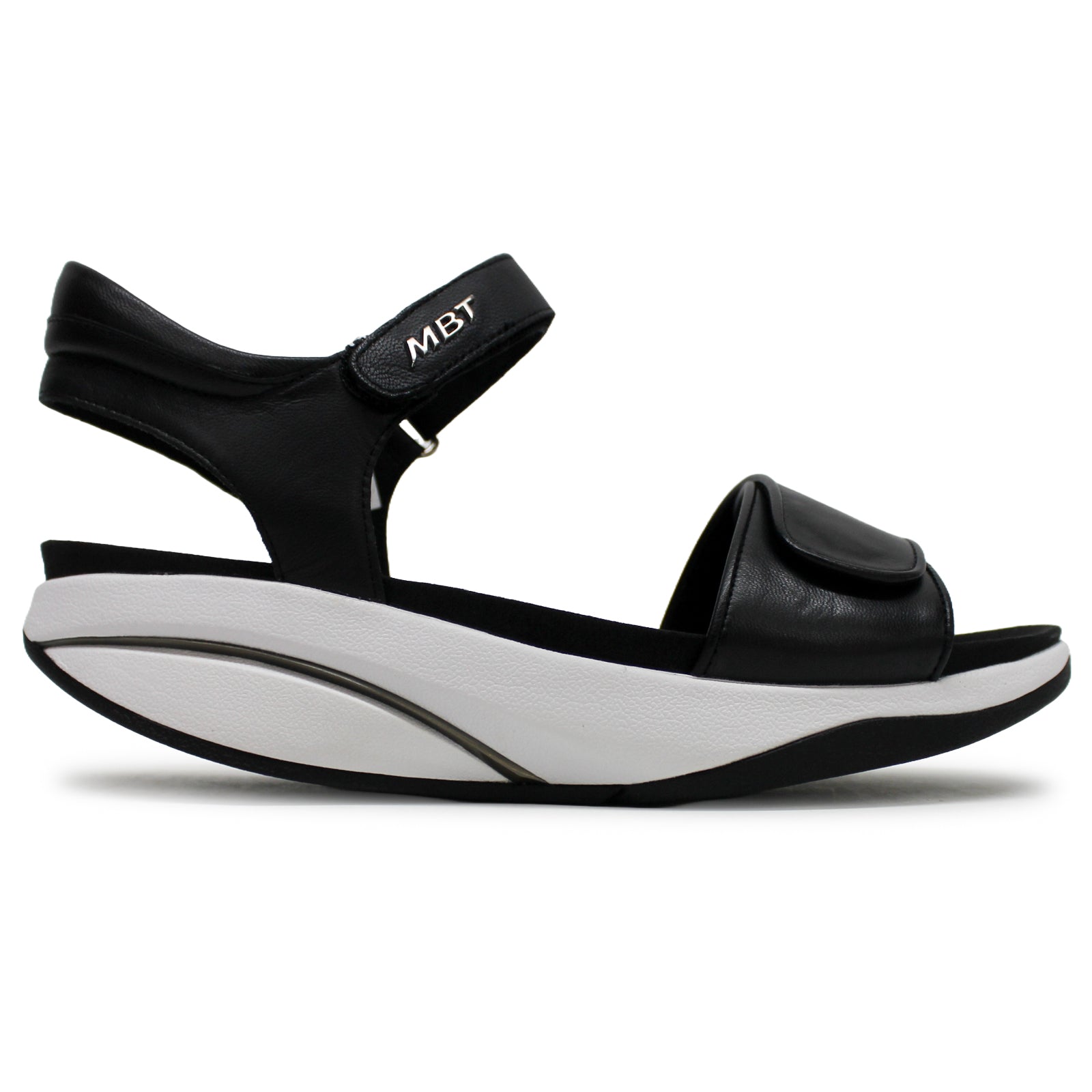 MBT Malia 2 Soft Leather Womens Sandals#color_black