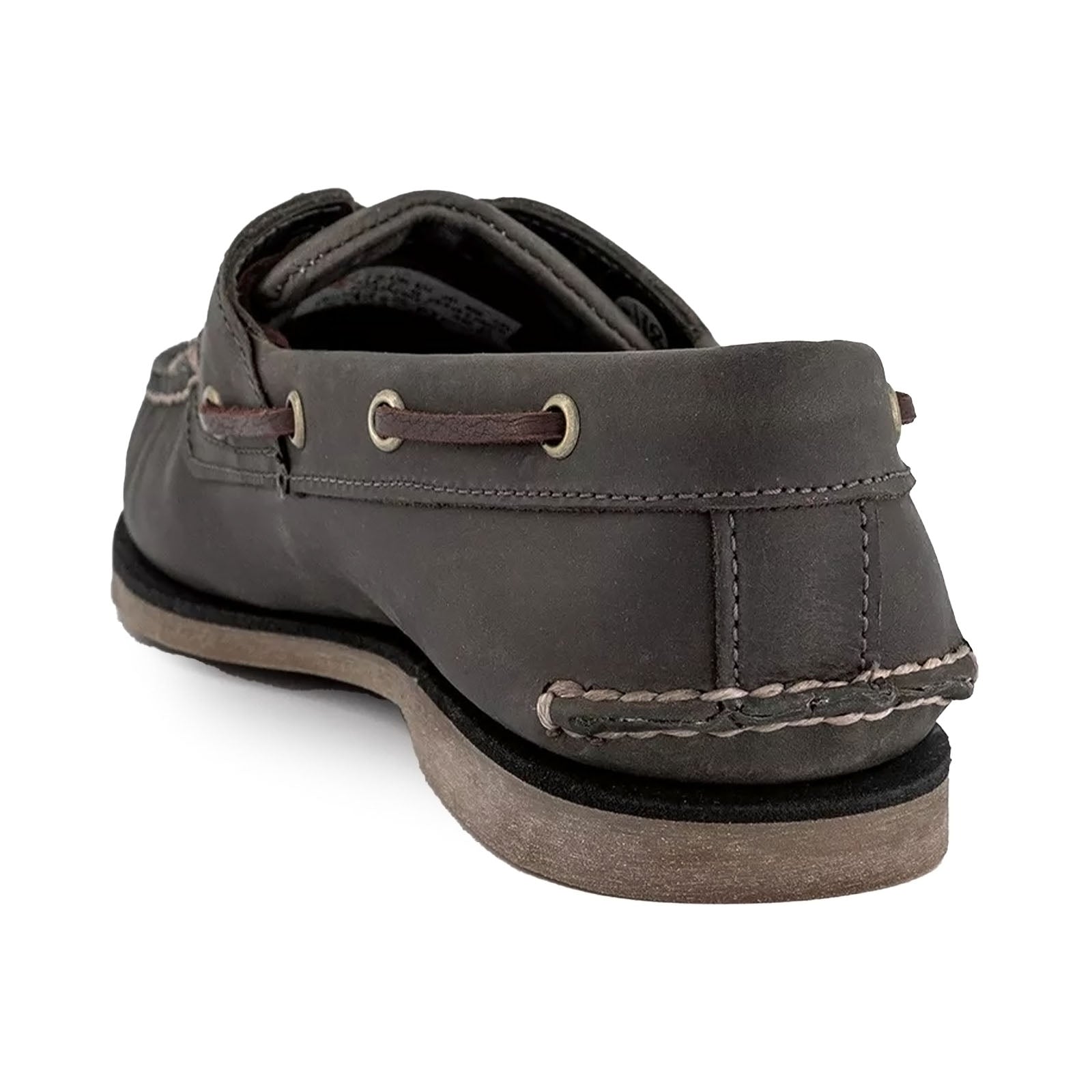 Timberland Classic Boat Full Grain Leather Mens Shoes#color_medium grey