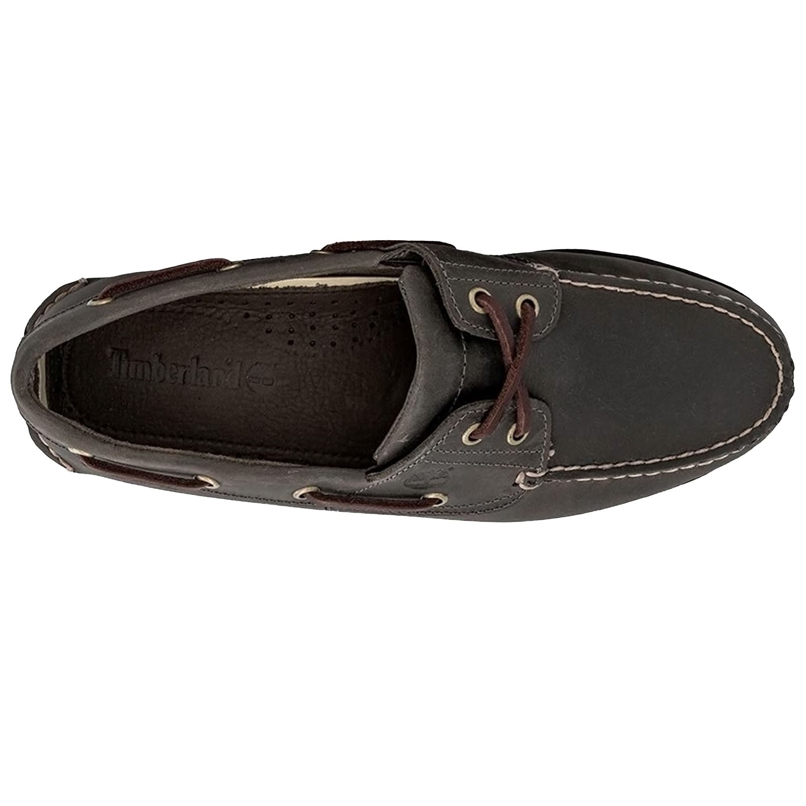 Timberland Classic Boat Full Grain Leather Mens Shoes#color_medium grey