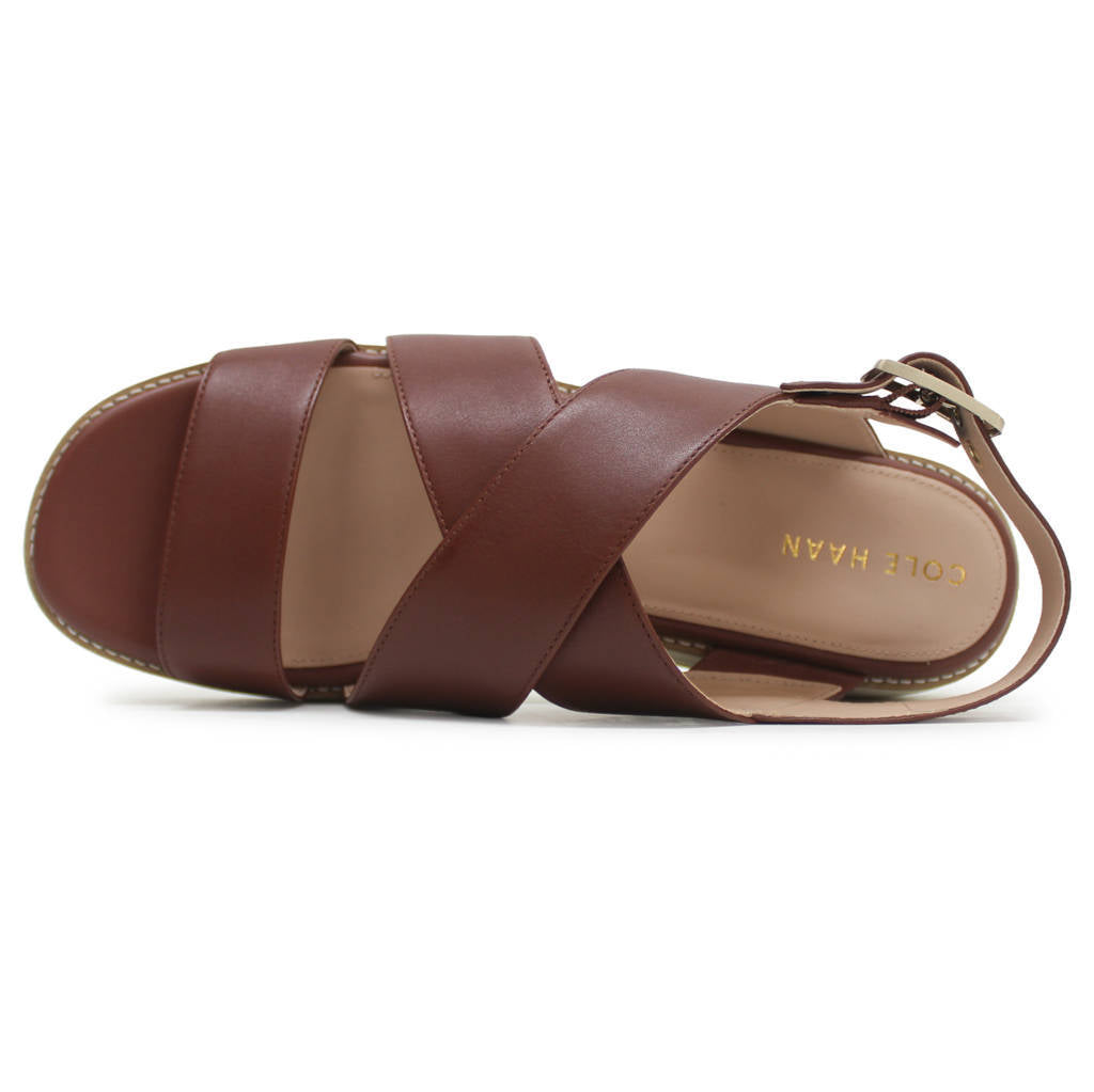 Cole Haan OriginalGrand Platform Leather Women s Slingbacks Wedge Sandals