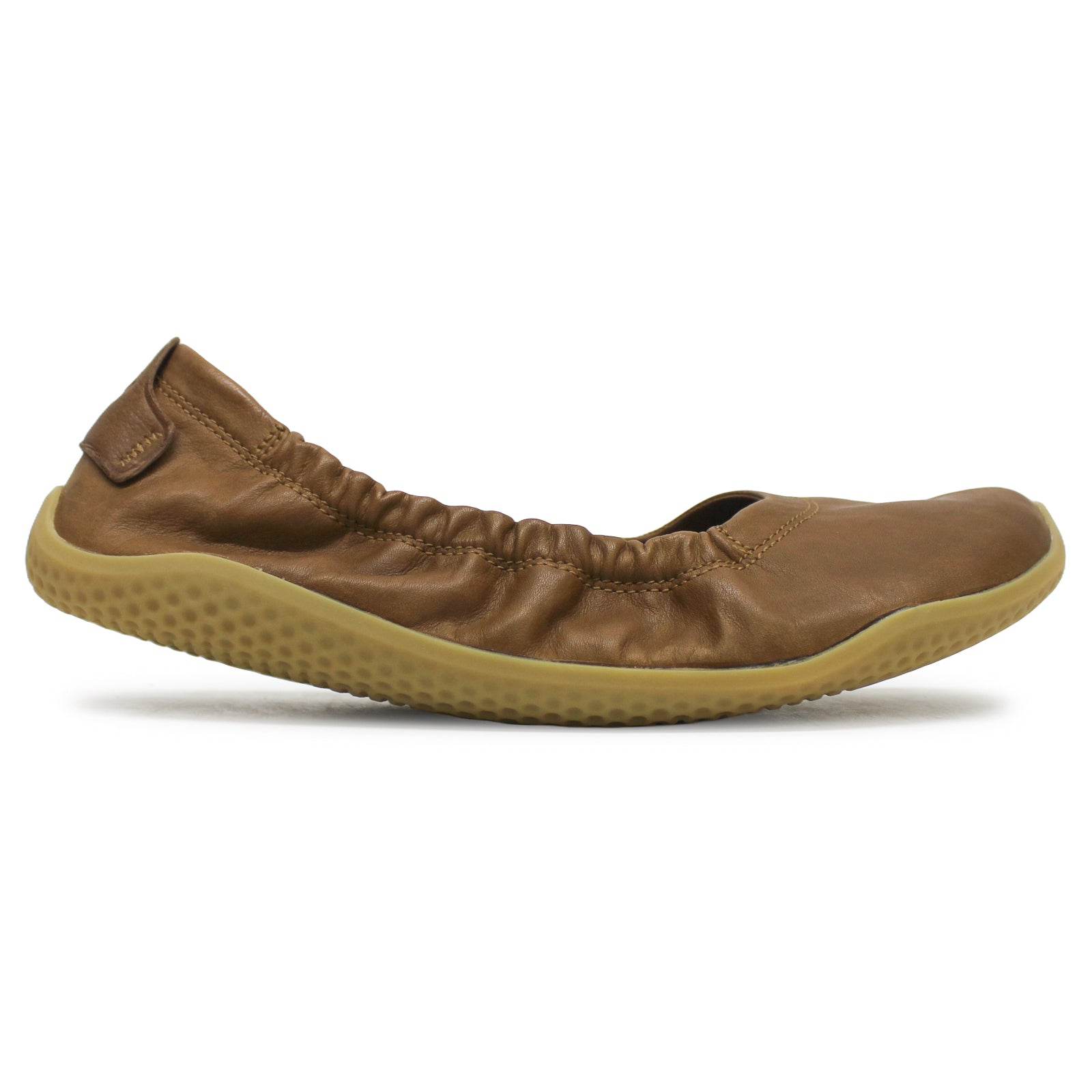 Vivobarefoot Asana Yin Ballerina 209453-02 Leather Womens Shoes - Tan - 38#color_tan
