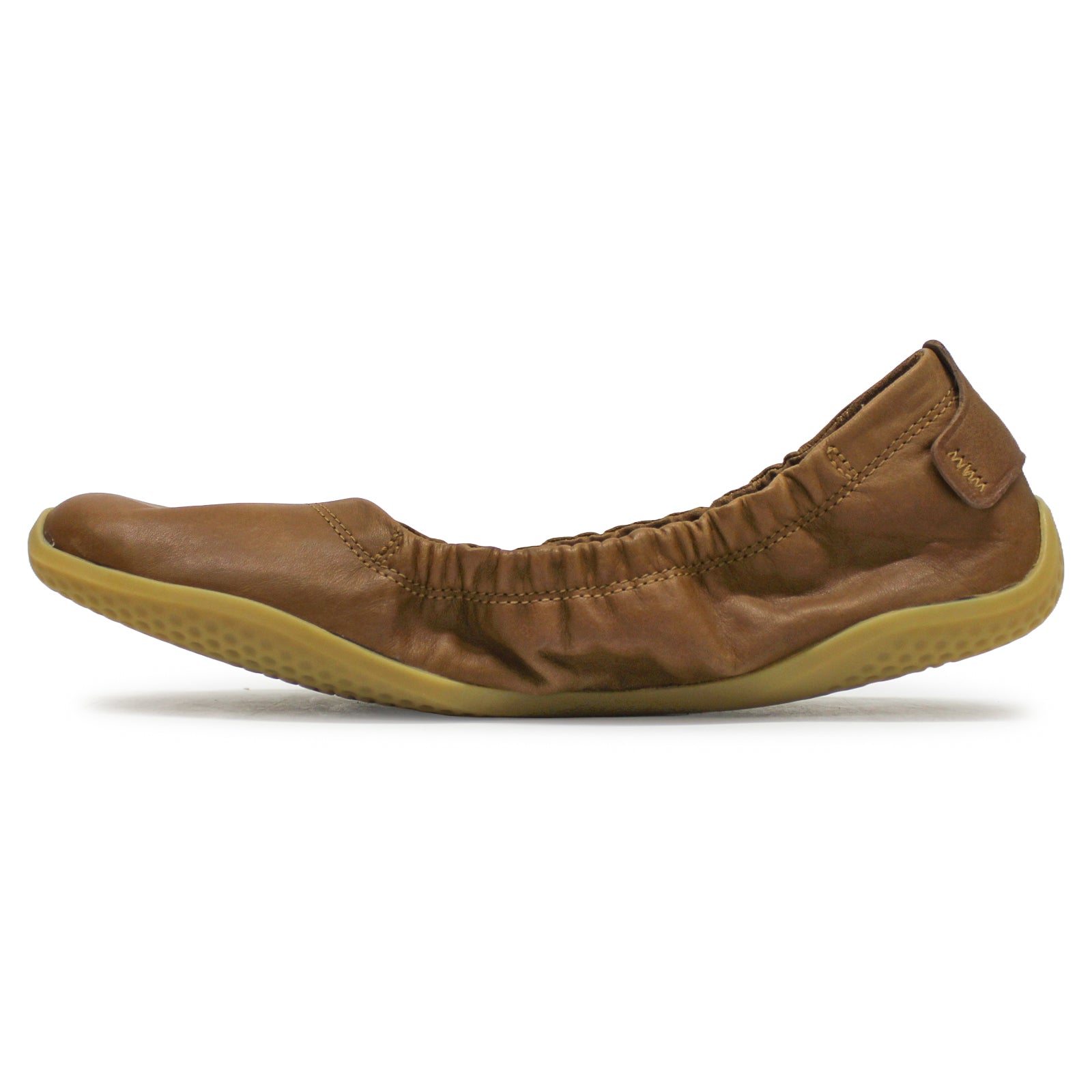 Vivobarefoot Asana Yin Ballerina 209453-02 Leather Womens Shoes - Tan - 38#color_tan