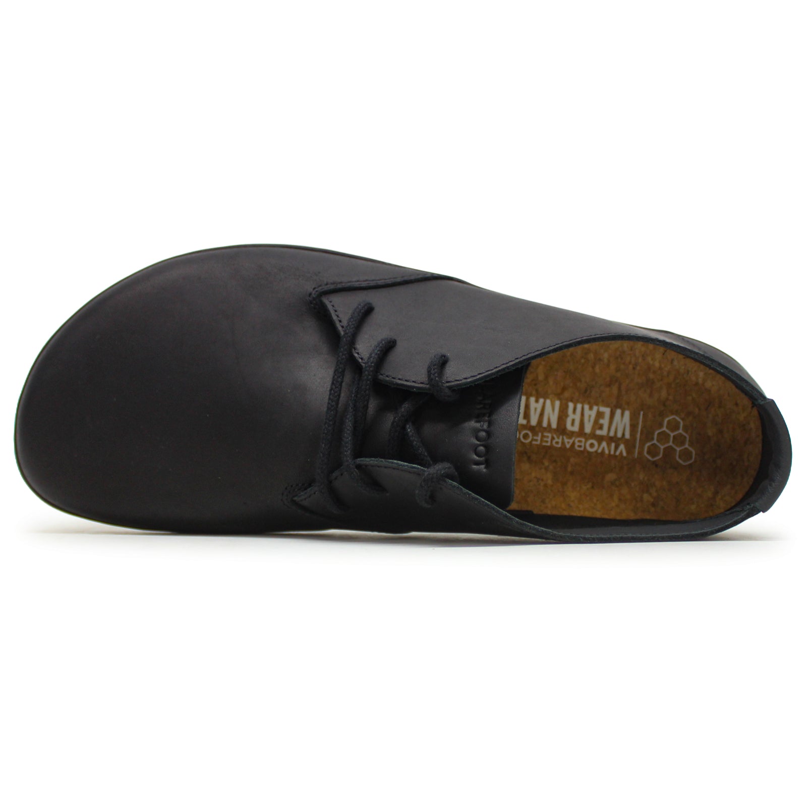 Vivobarefoot Ra IV 305102-01 Leather Mens Shoes - Obsidian - 44#color_obsidian