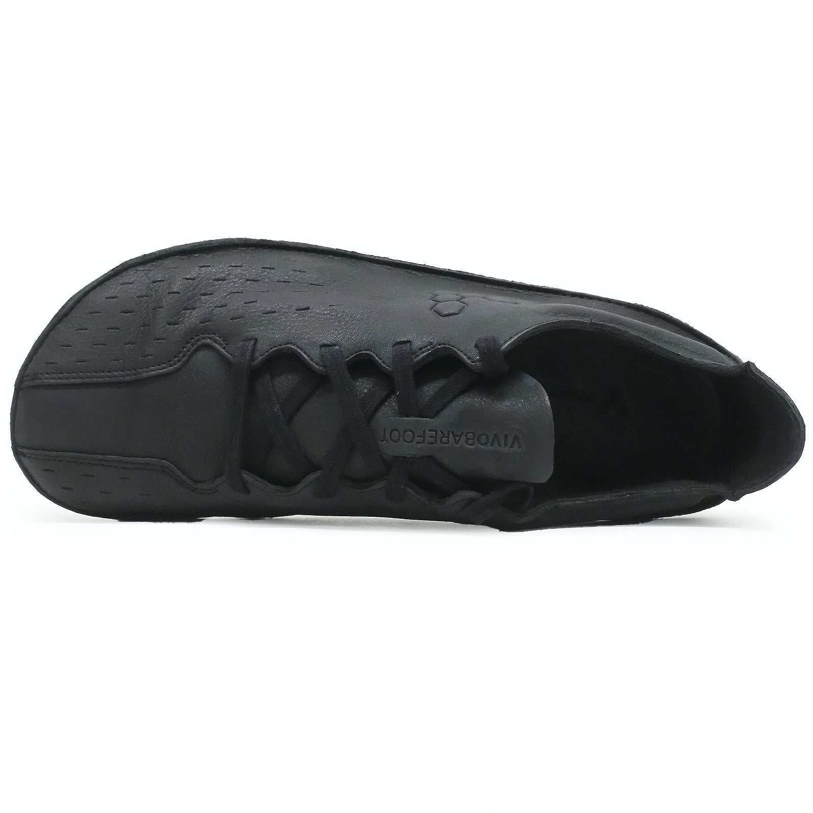 Vivobarefoot Sensus Leather Womens Trainers#color_raven