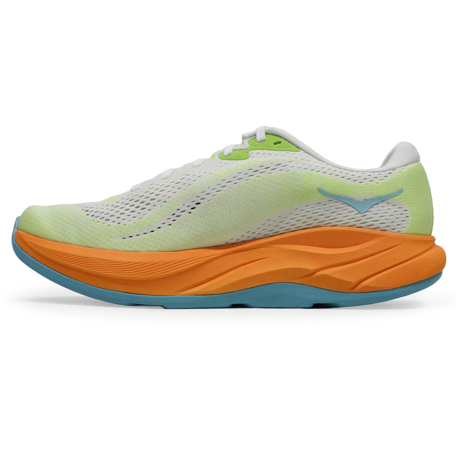 Hoka Rincon 4 1155130-FTLT Synthetic Textile Mens Trainers - Frost Lettuce - 10#color_frost lettuce