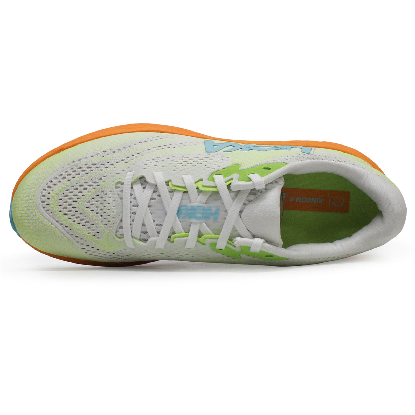 Hoka Rincon 4 1155130-FTLT Synthetic Textile Mens Trainers - Frost Lettuce - 10#color_frost lettuce