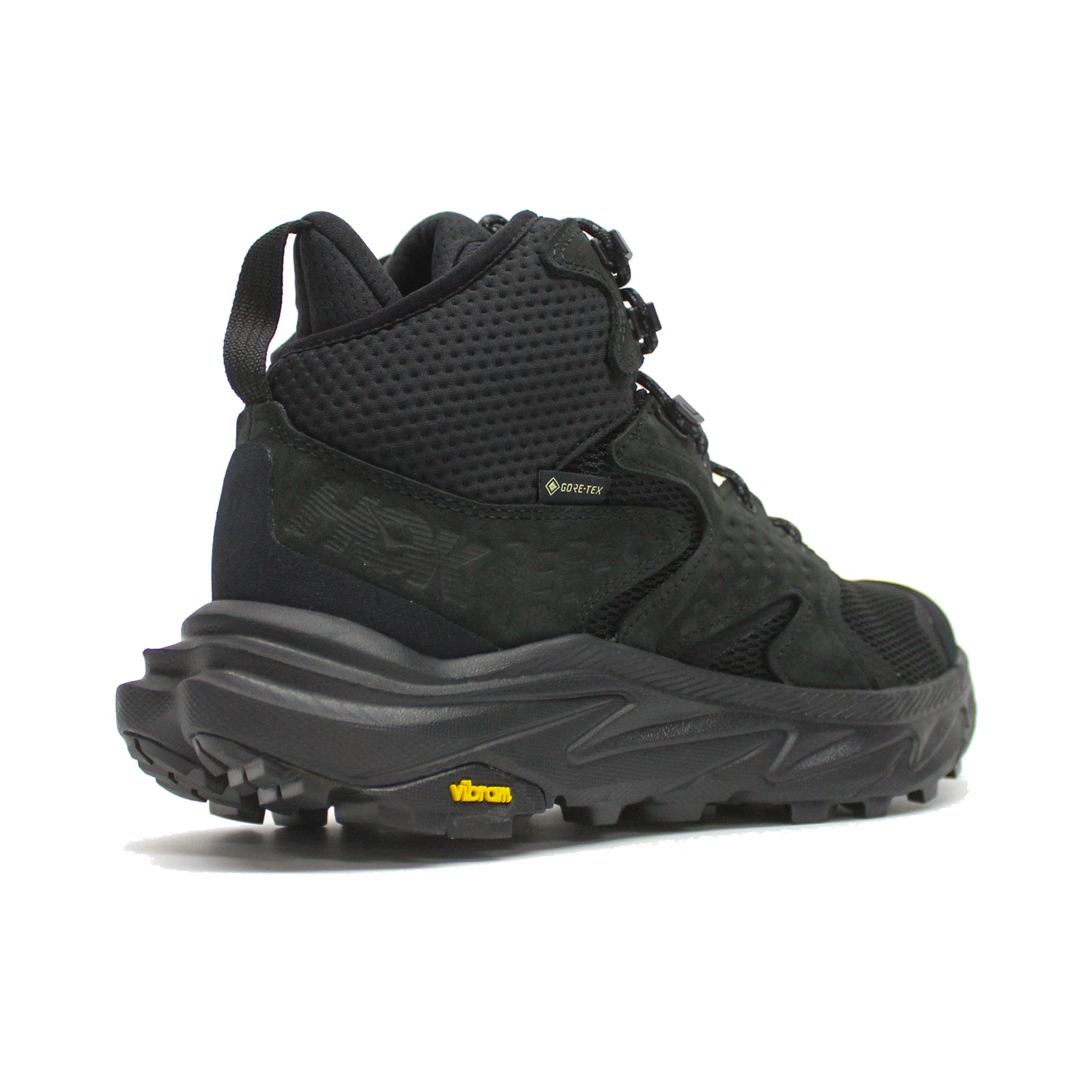 Hoka Anacapa 2 Mid GTX 1141633F-BBLC Nubuck Textile Mens Trainers - Black Black - 8.5#color_black black