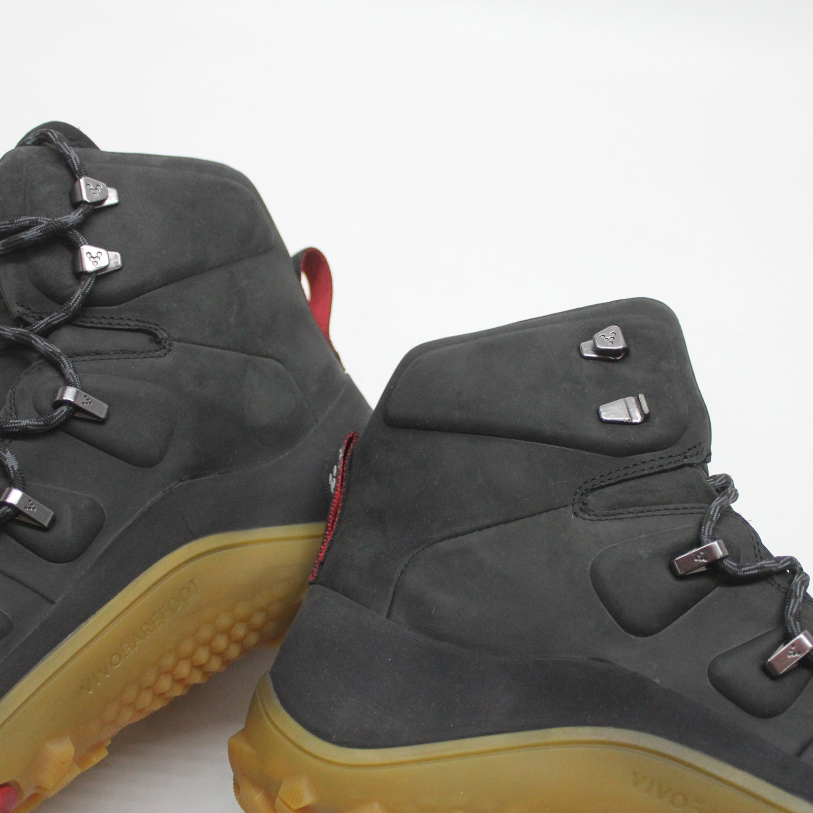 Vivobarefoot Tracker Leather AT 309533-01 Leather Mens Boots - Obsidian - 44#color_obsidian