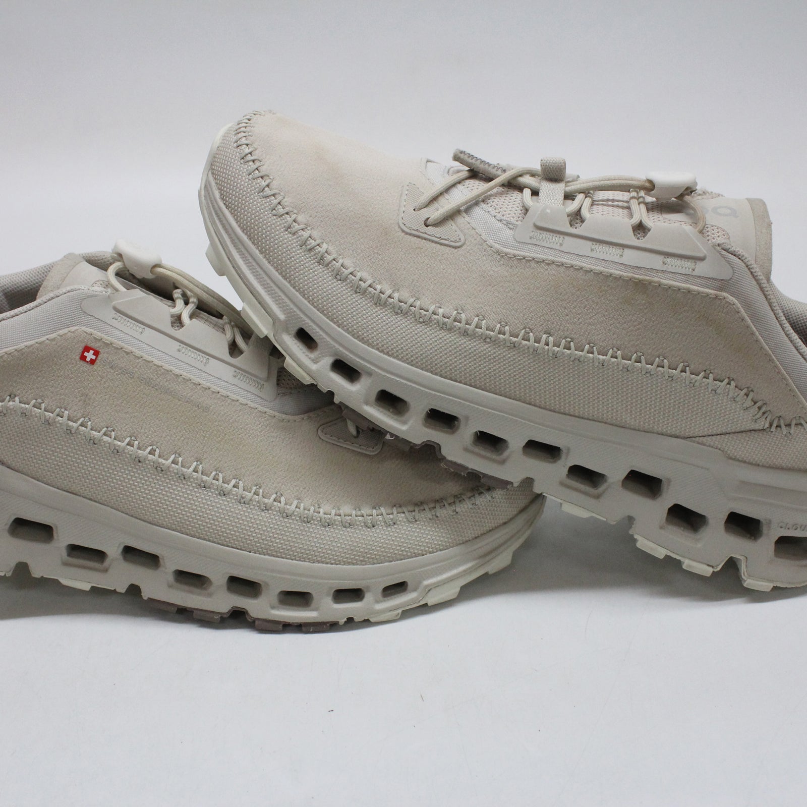 On Cloudaway 2 3WE30082675 Textile Synthetic Womens Trainers - Sand Ice - 38.5#color_sand ice