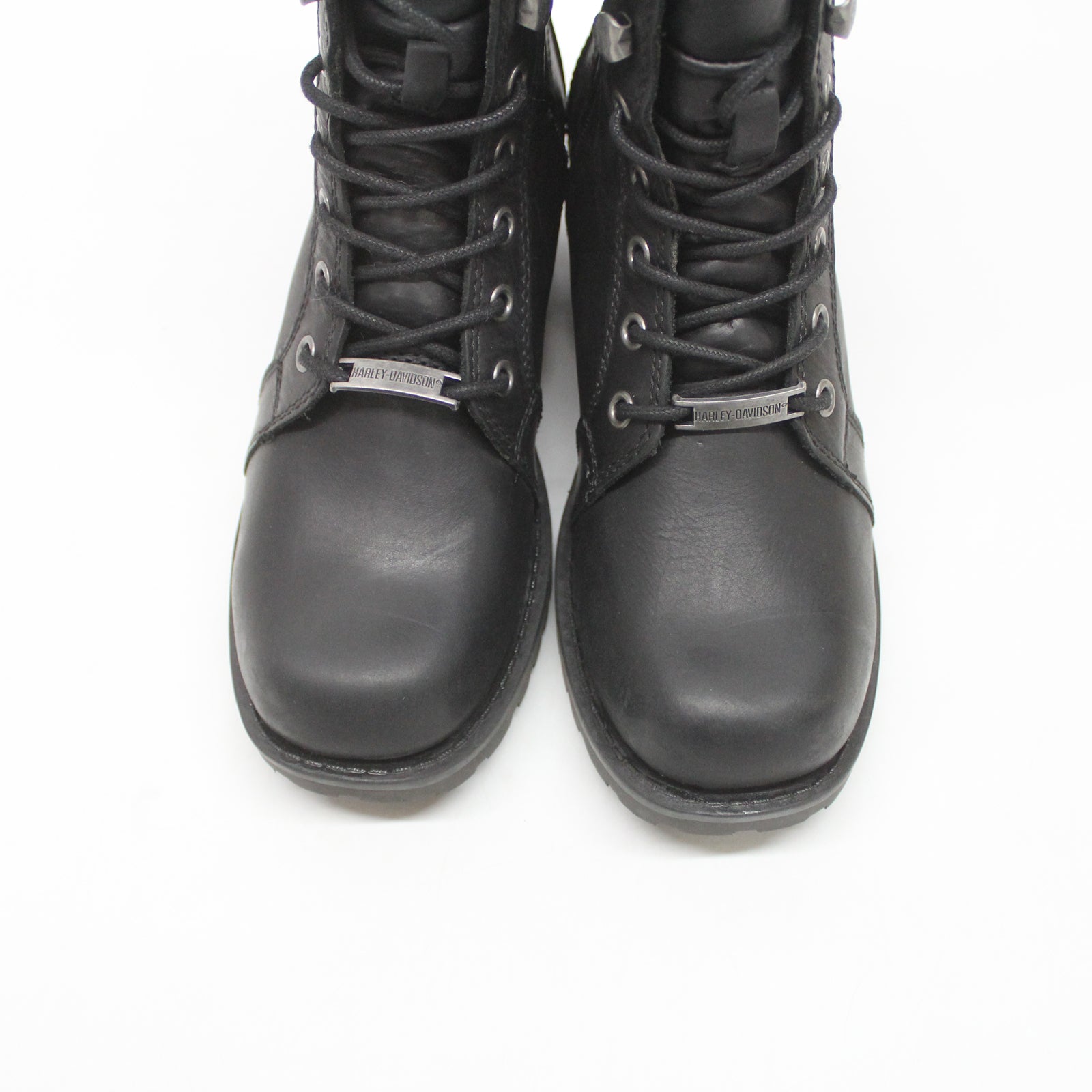 Harley Davidson Keeler D84330 Leather Womens Boots - Black - 38#color_black