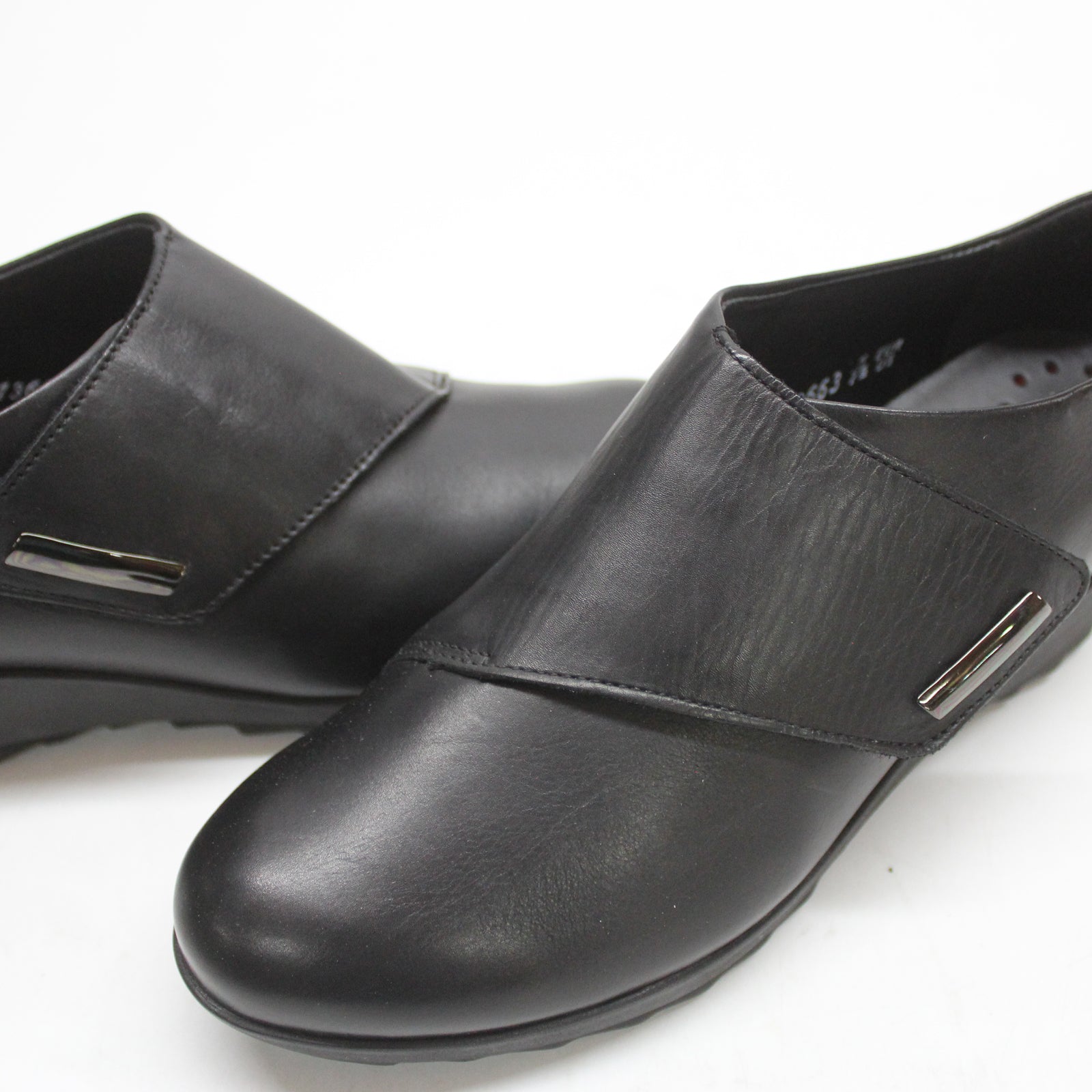 Mephisto Adilia 7800-BLK Leather Womens Shoes - Black - 38#color_black