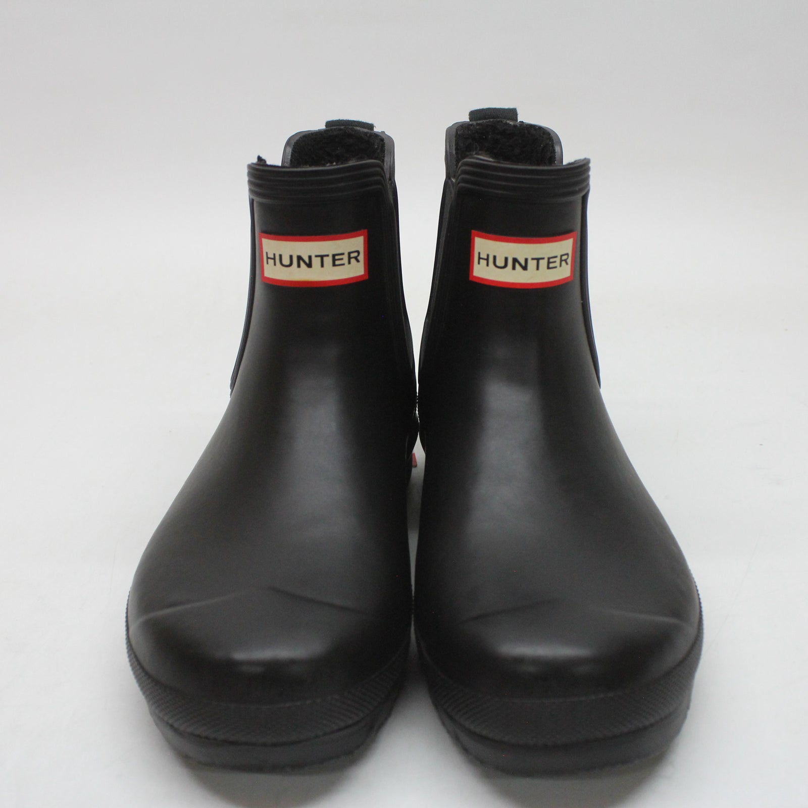 Hunter Original Insulated Chelsea WFS1003RMA-BLK Rubber Womens Boots - Black - 38#color_black