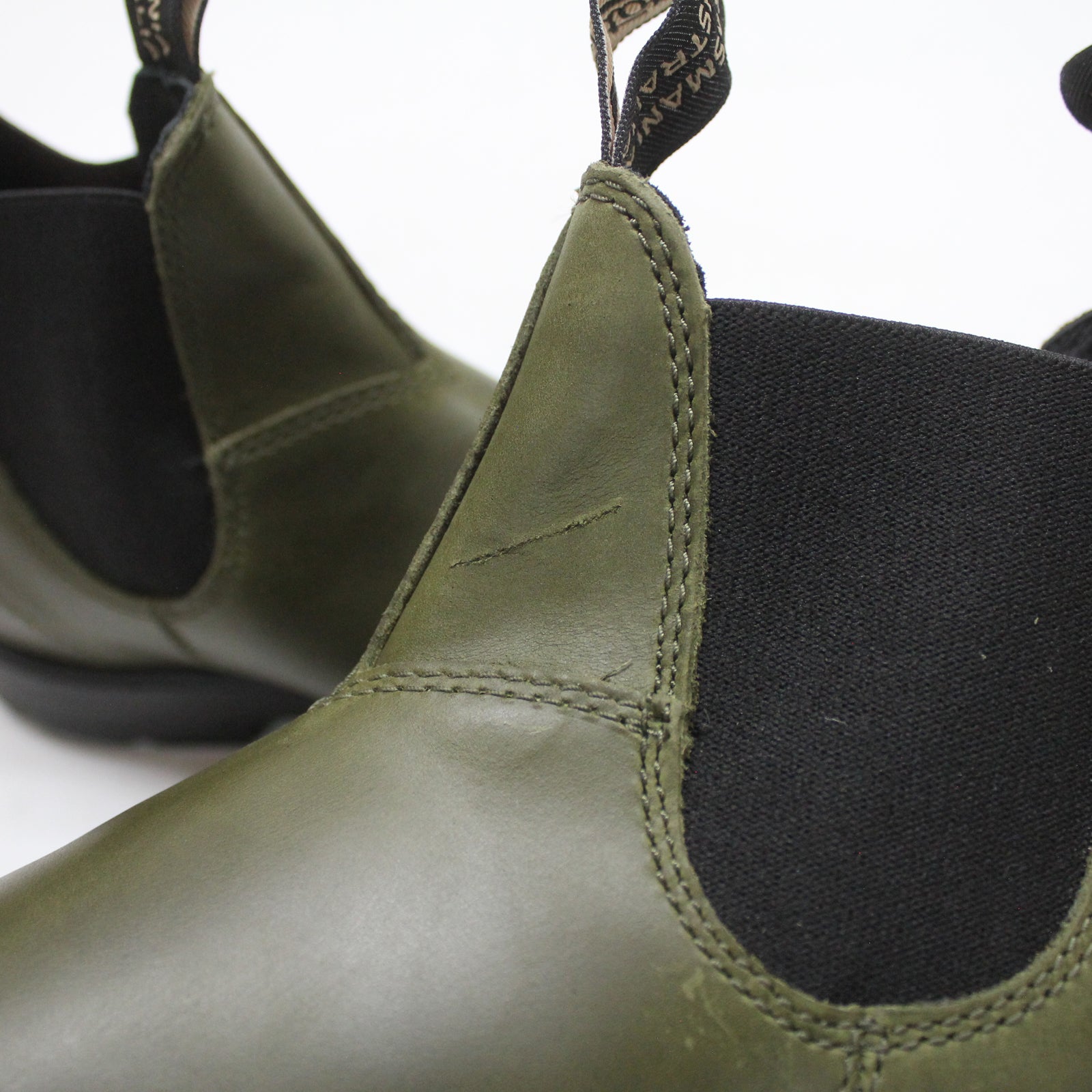 Blundstone 2052 2052 Leather Unisex Boots - Dark Green - 7.5#color_dark green