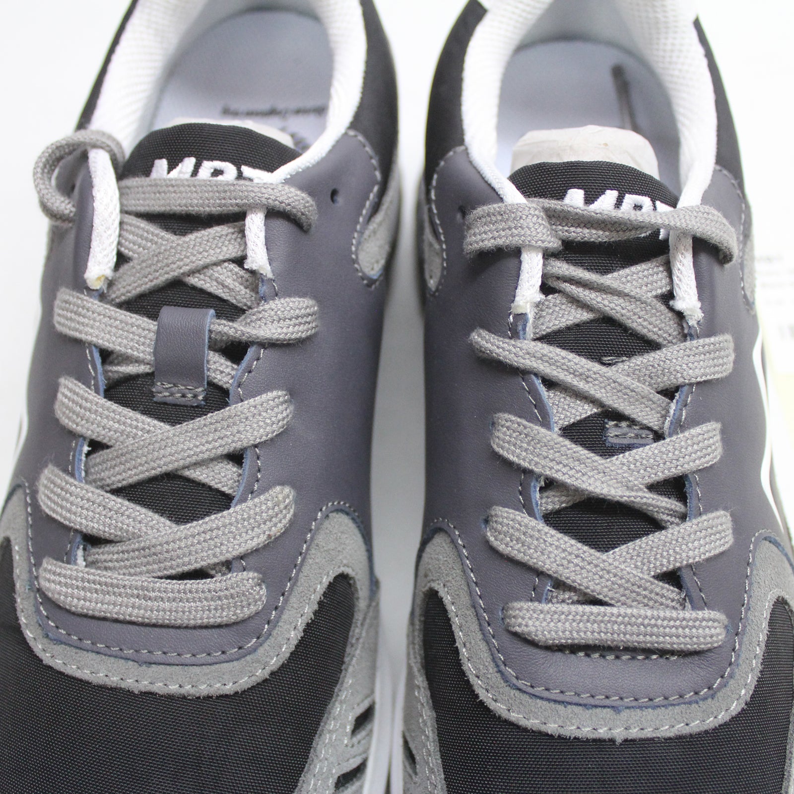 MBT Soho 1996 702885-1565N Leather Womens Trainers - Black Grey - 40#color_black grey