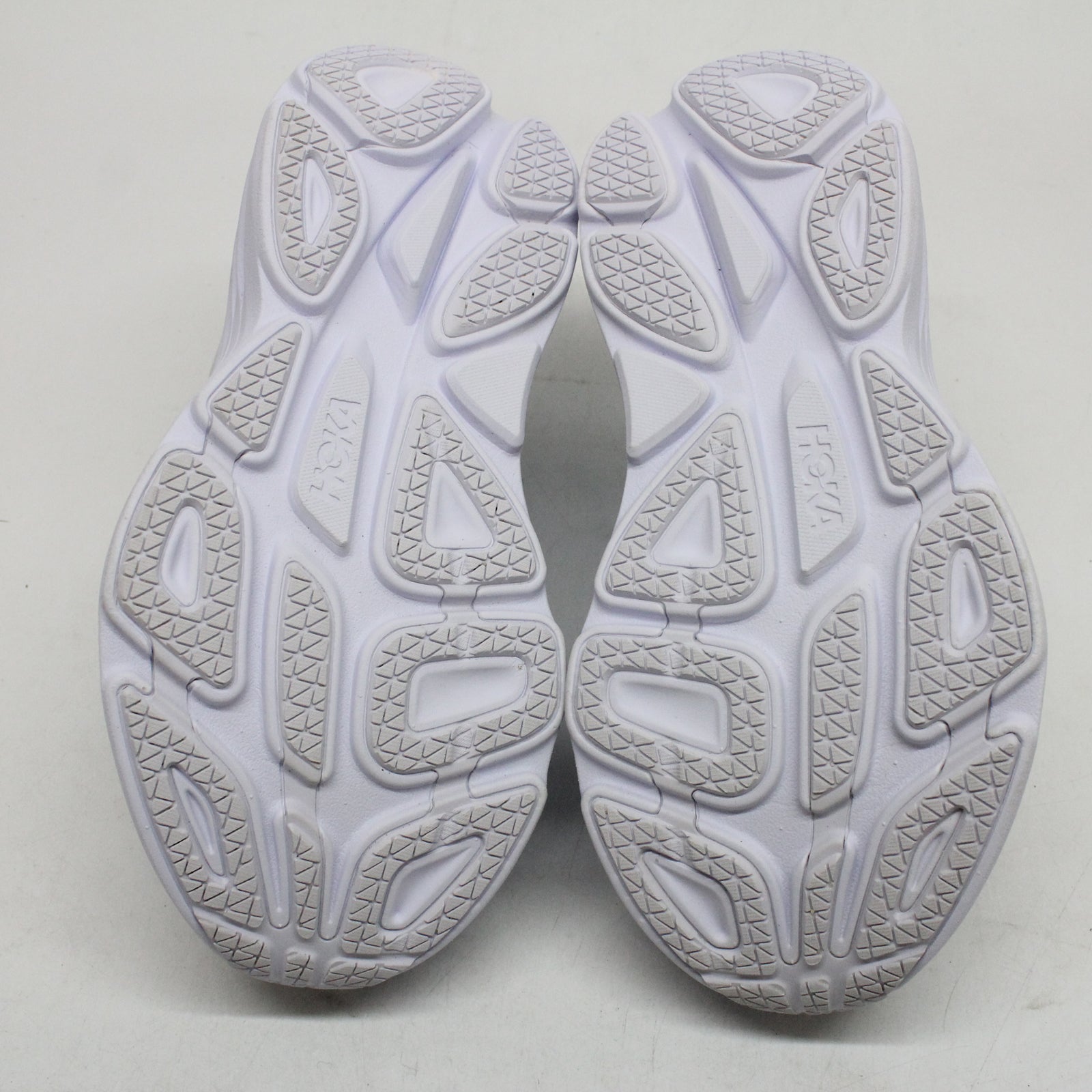 Hoka Bondi 8 1127952-WWH Textile Womens Trainers - White White - 6.5#color_white white