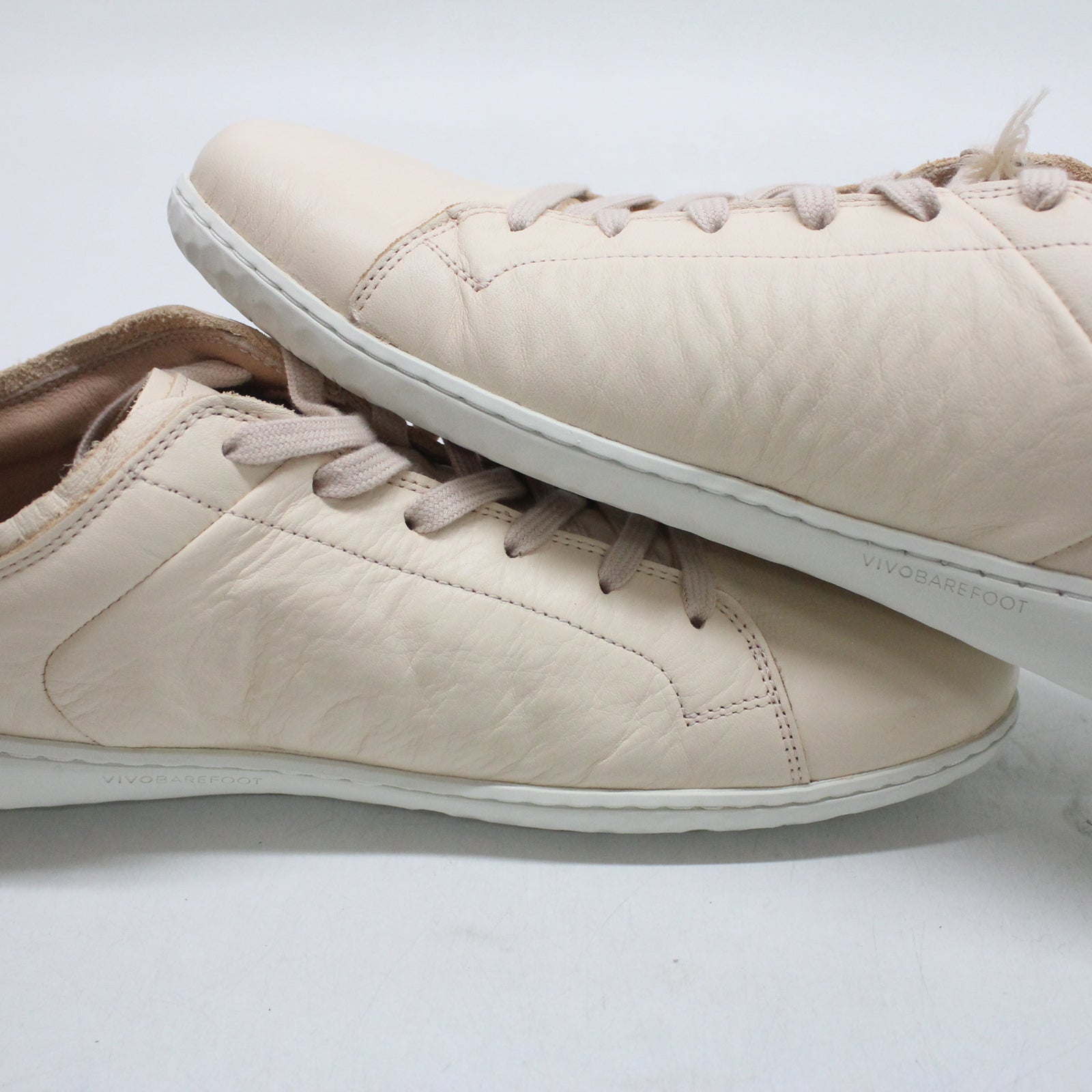 Vivobarefoot Geo Court III 301056-04 Leather Mens Trainers - Natural - 42#color_natural