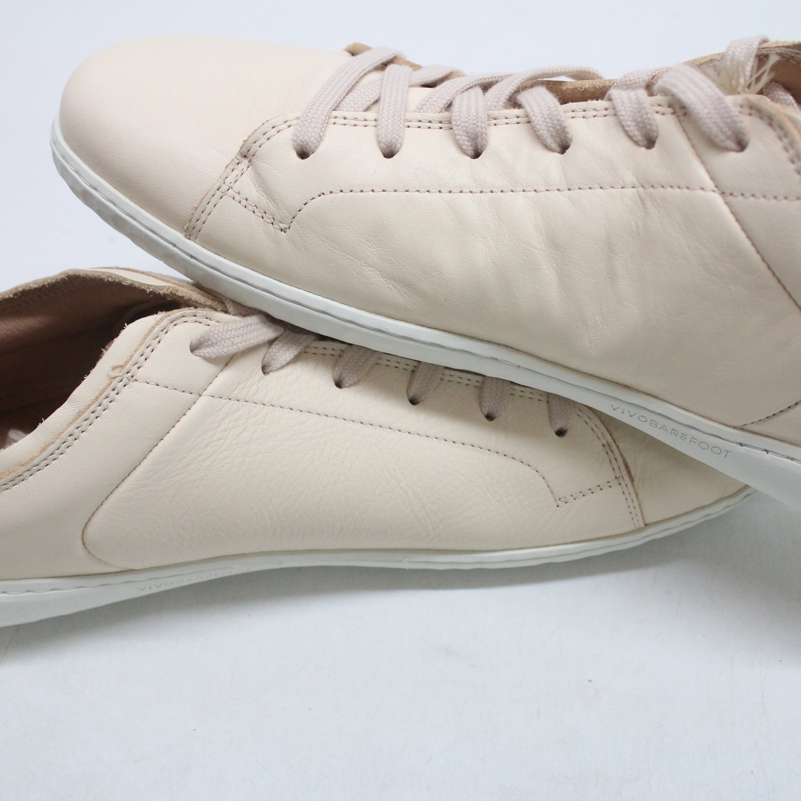 Vivobarefoot Geo Court III 301056-04 Leather Mens Trainers - Natural - 42#color_natural