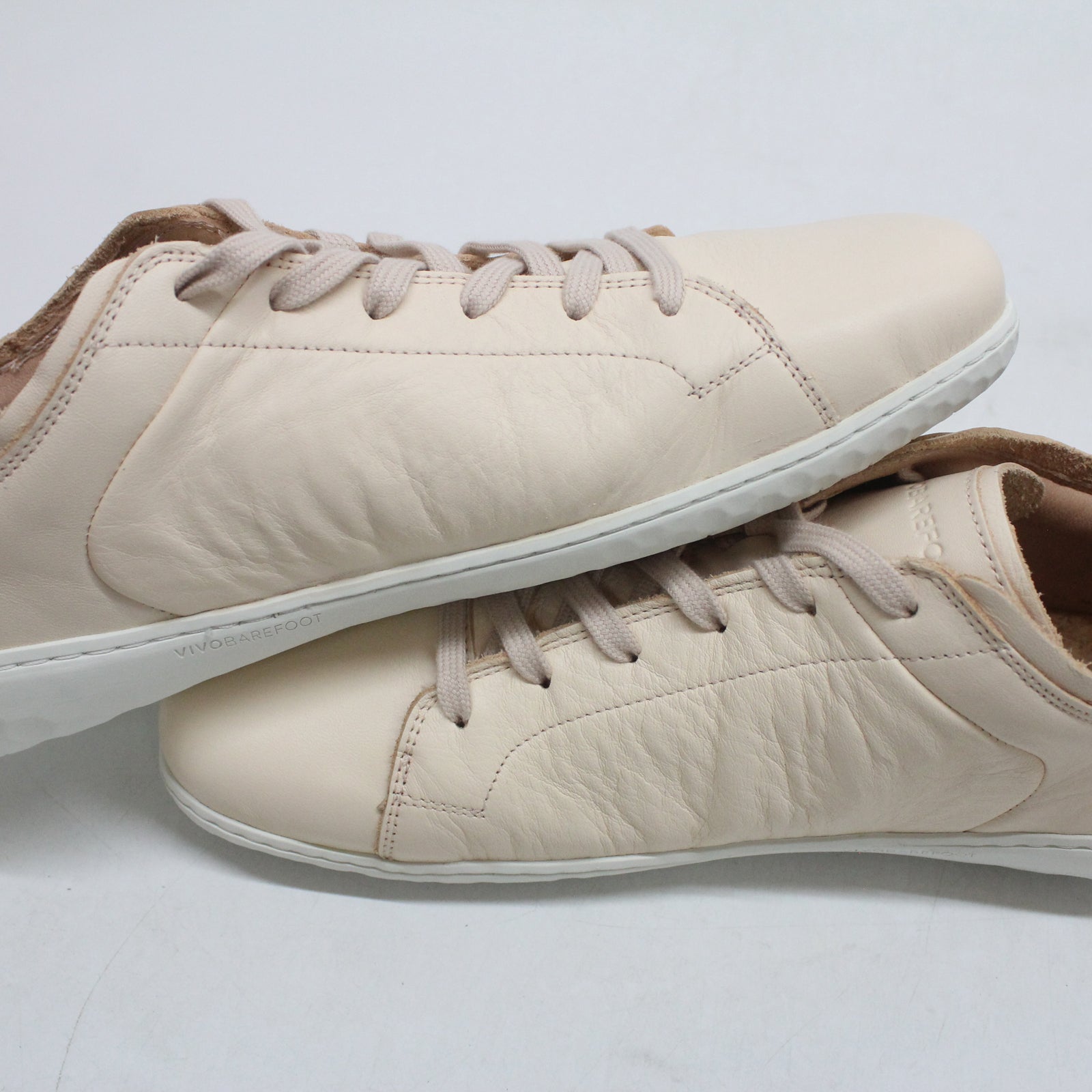 Vivobarefoot Geo Court III 301056-04 Leather Mens Trainers - Natural - 42#color_natural