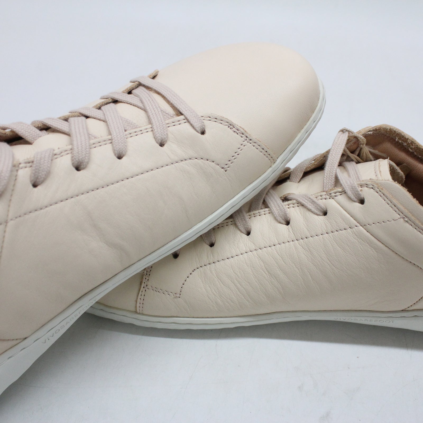 Vivobarefoot Geo Court III 301056-04 Leather Mens Trainers - Natural - 42#color_natural