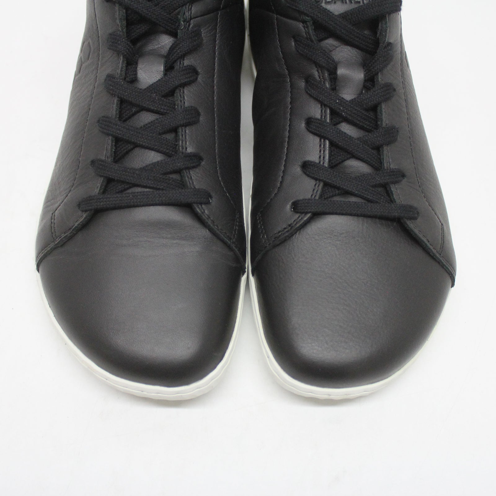 Vivobarefoot Geo Court III 201056-01 Leather Womens Trainers - Obsidian - 39#color_obsidian
