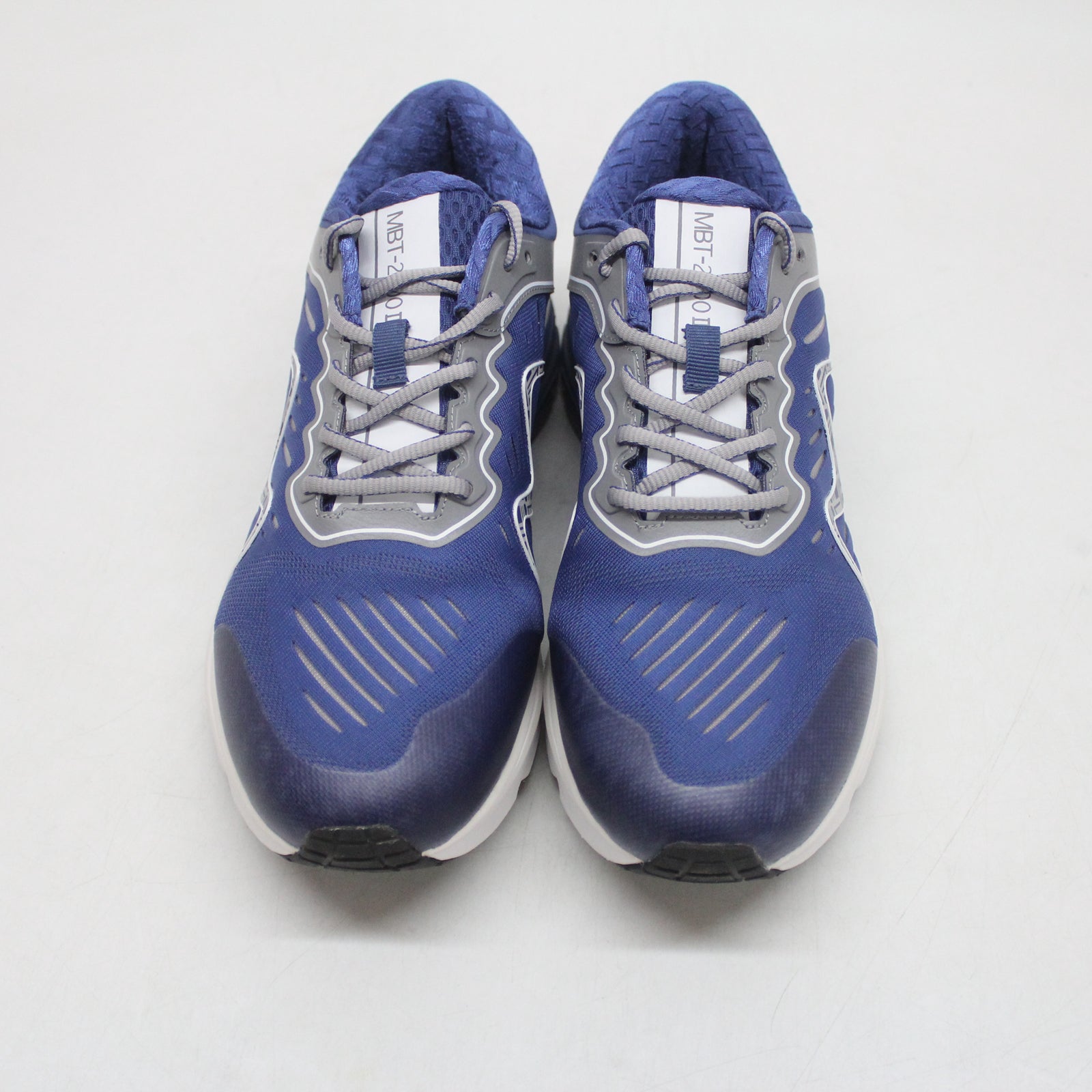 MBT 2000 II 703030-12Y Leather Textile Mens Trainers - Navy - 42.5#color_navy