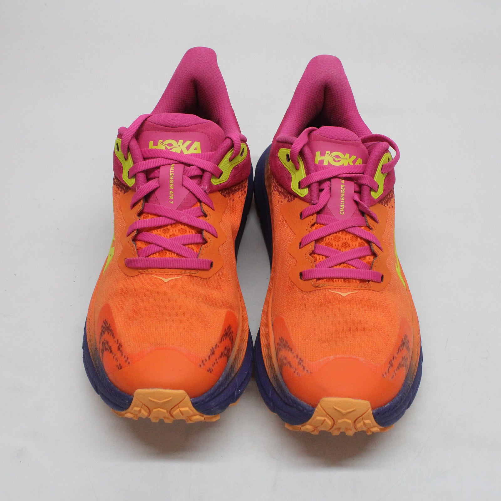 Hoka Challenger ATR 7 GTX 1134502-VOPY Textile Synthetic Womens Trainers - Vibrant Orange Pink Yarrow - 6.5#color_vibrant orange pink yarrow