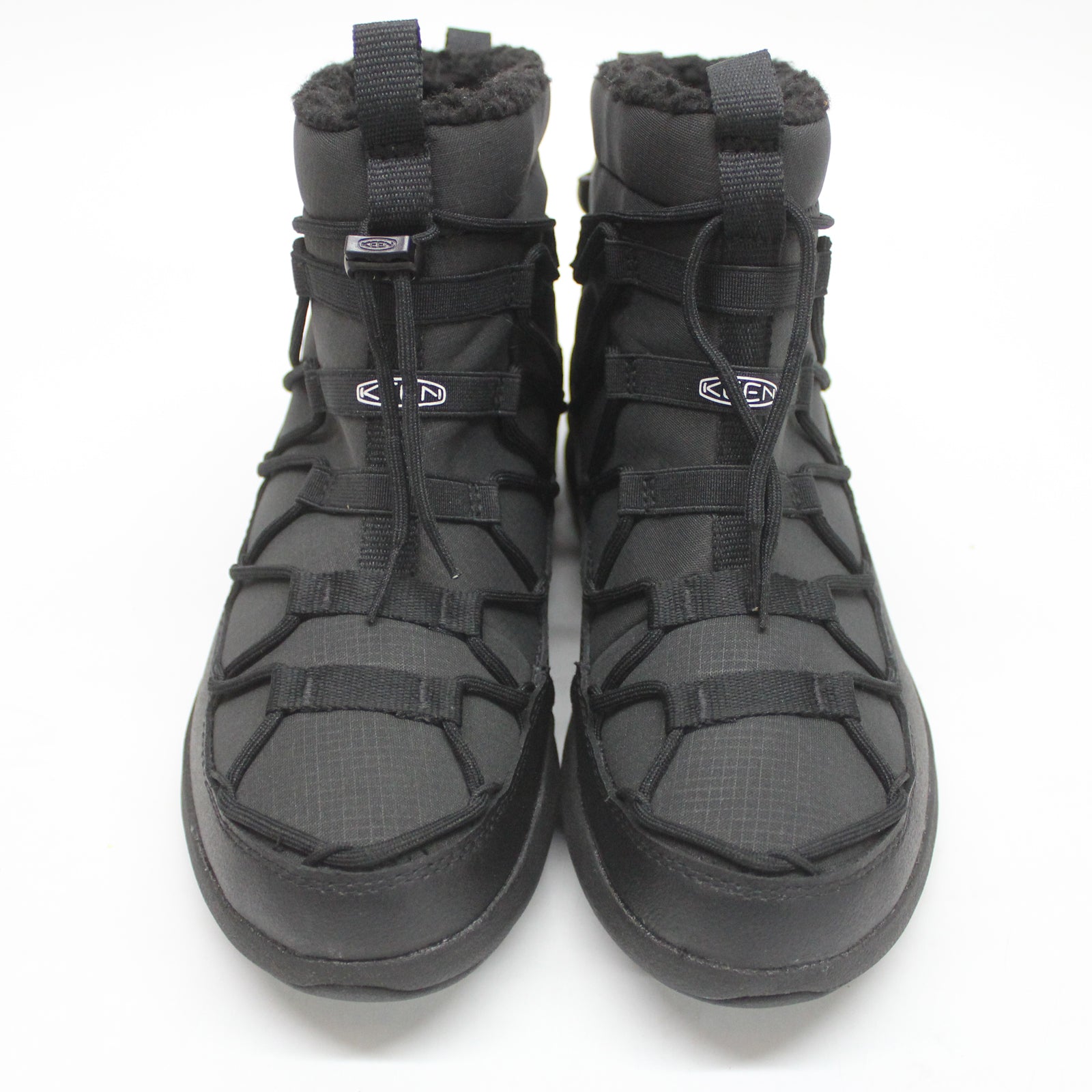 Keen Uneek SNK Chukka II WP 1026618 Textile Synthetic Womens Boots - Triple Black Black - 39.5#color_triple black black