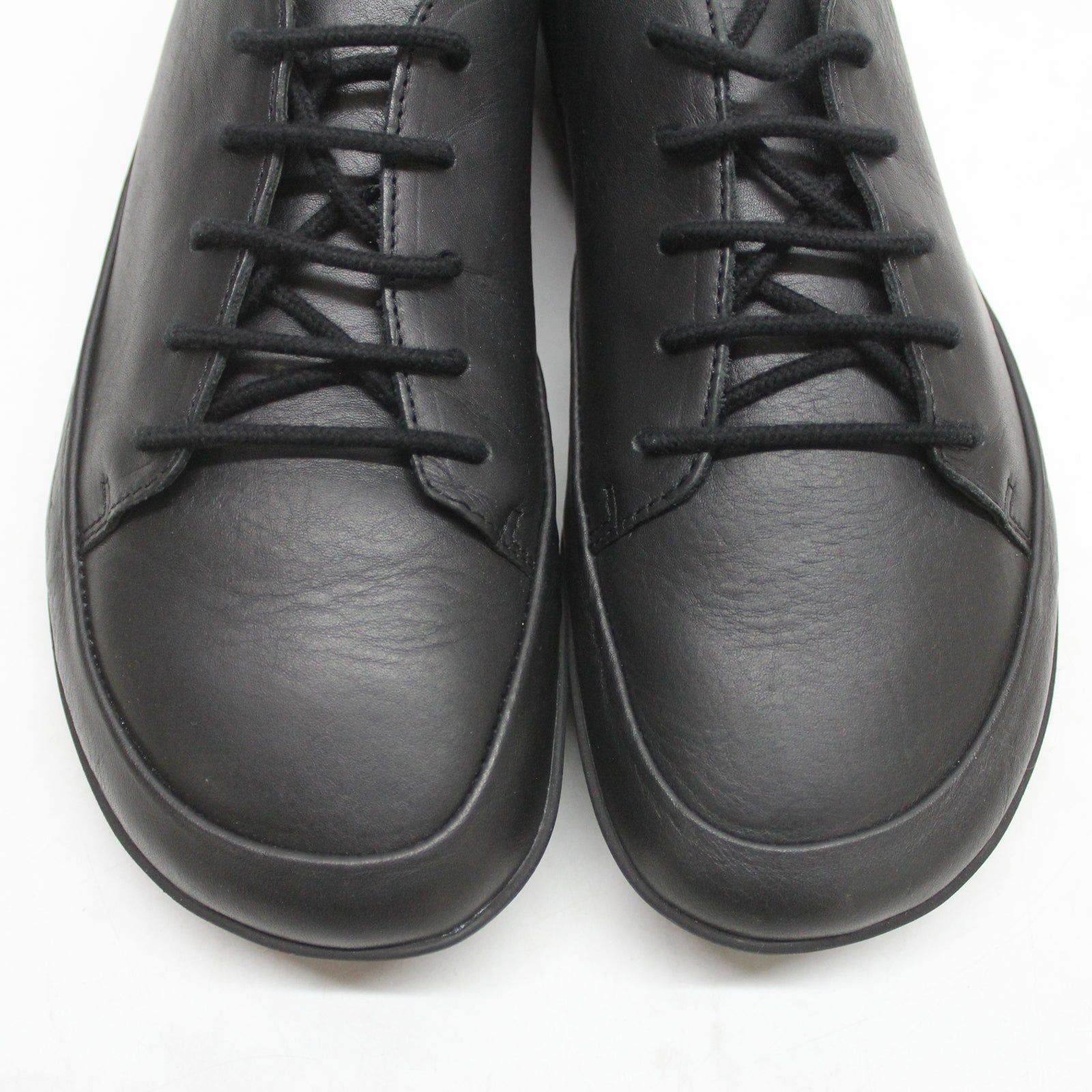 Vivobarefoot Opanka Sneaker II 201223-01 Leather Womens Shoes - Obsidian - 41#color_obsidian