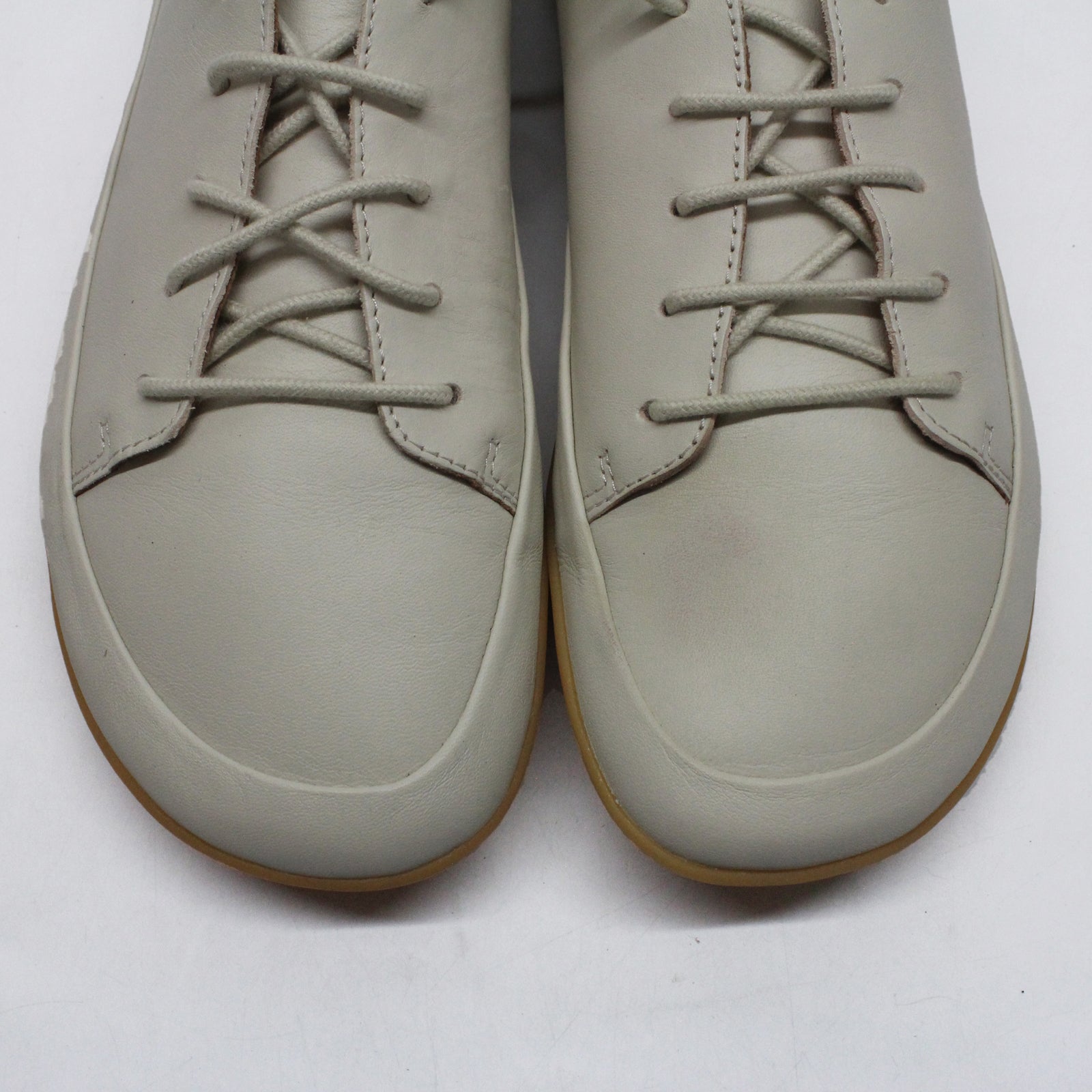 Vivobarefoot Opanka Sneaker II 201223-04 Leather Womens Shoes - Limestone - 42#color_limestone