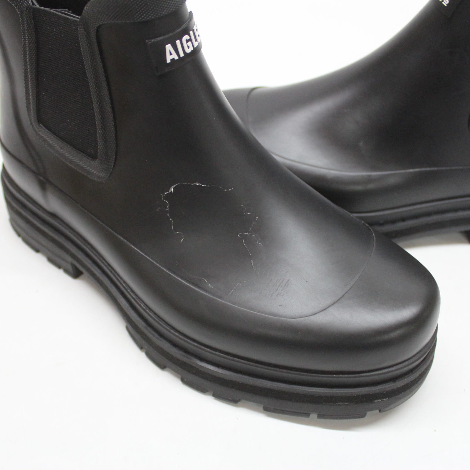 Aigle Soft Rain M2 NC951 Rubber Mens Boots - Noir - 43#color_noir
