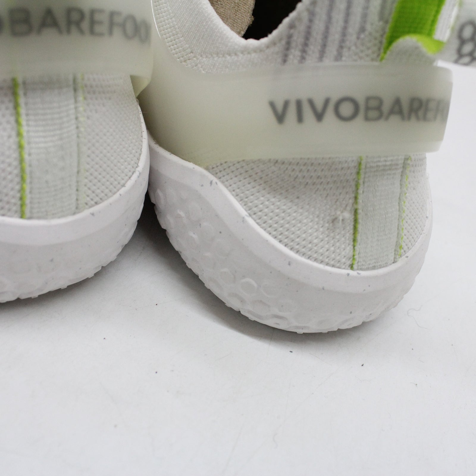 Vivobarefoot M Strength 309490-14 Textile Synthetic Mens Trainers - Bright White Grey - 43#color_bright white grey