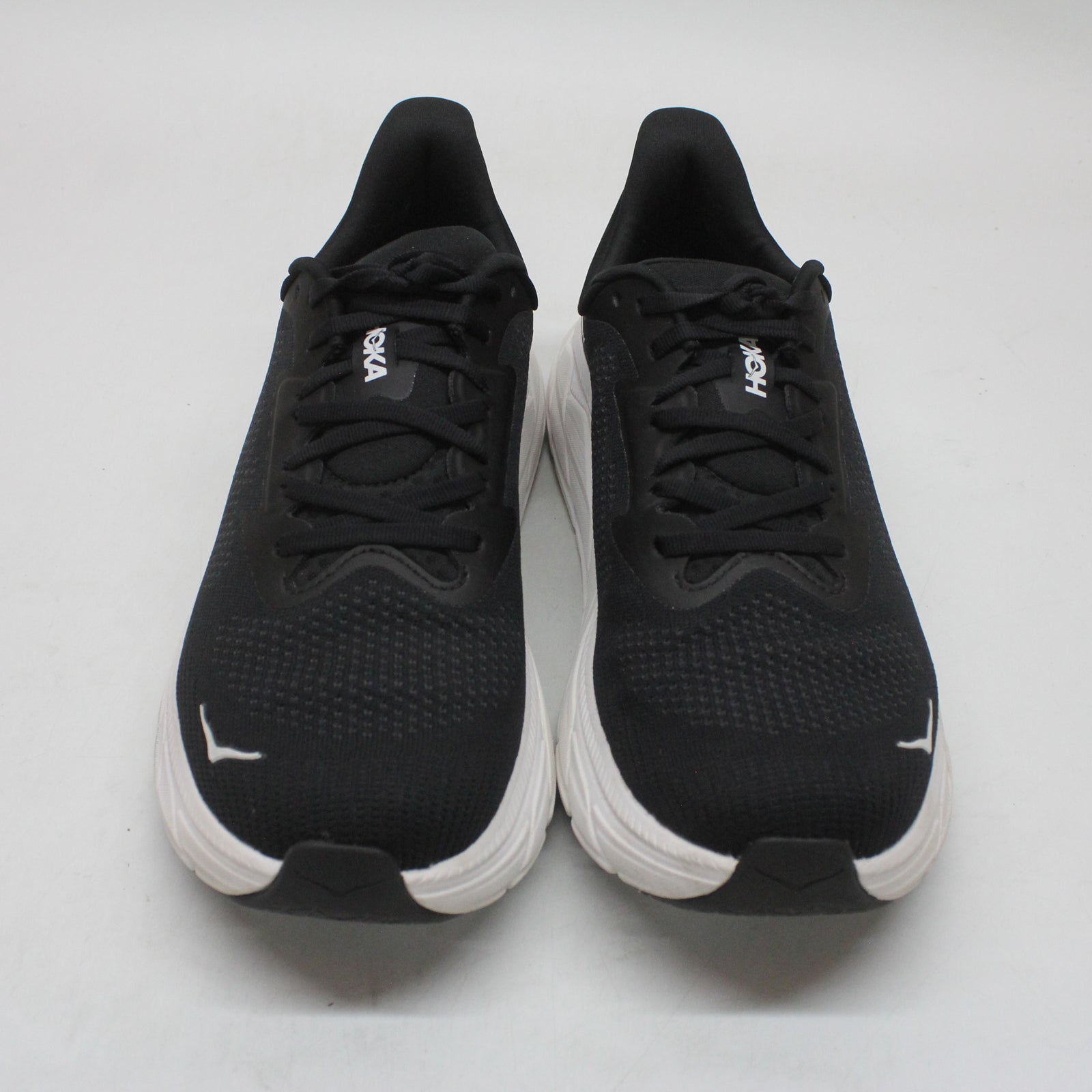Hoka Arahi 7 1147850-BWHT Textile Mens Trainers - Black White - 9.5#color_black white